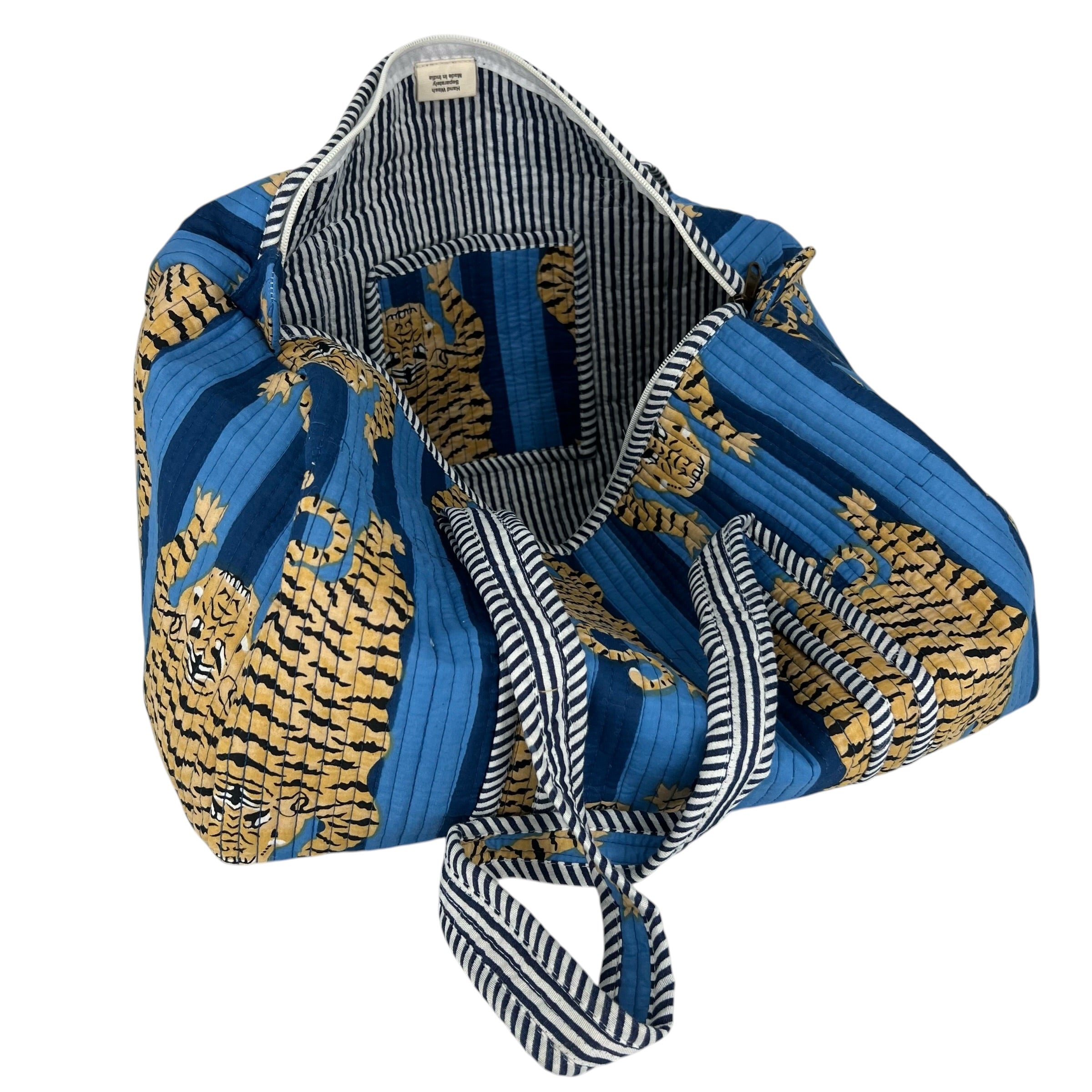 Block Printed Weekender
