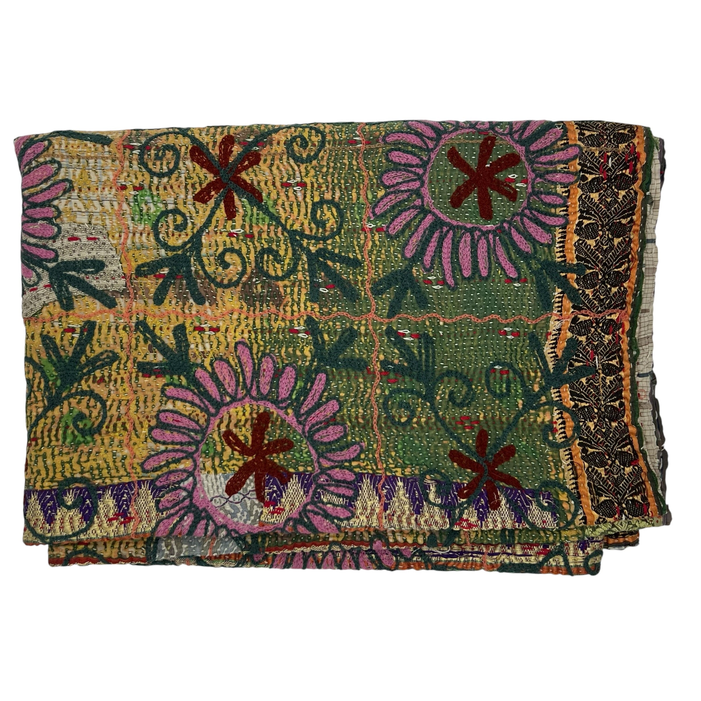 Suzani Kantha Tapestry One-Of-A-Kind