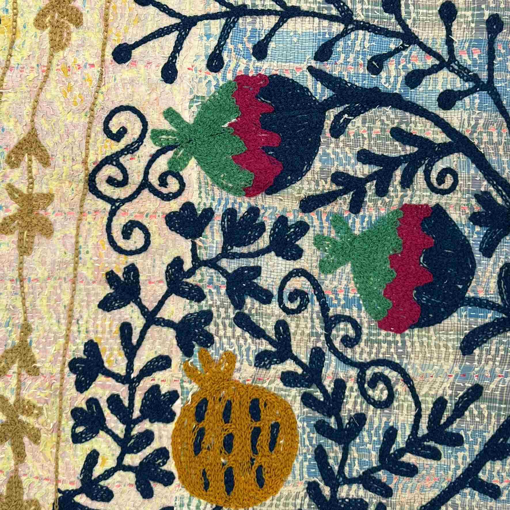 Suzani Kantha Tapestry One-Of-A-Kind