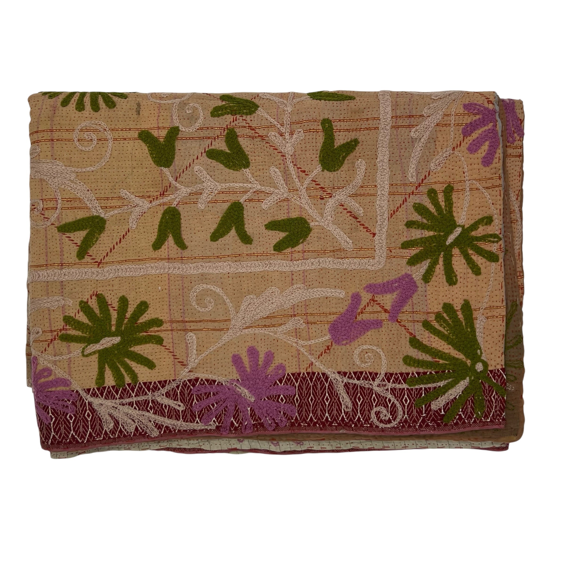 Suzani Kantha Tapestry One-Of-A-Kind