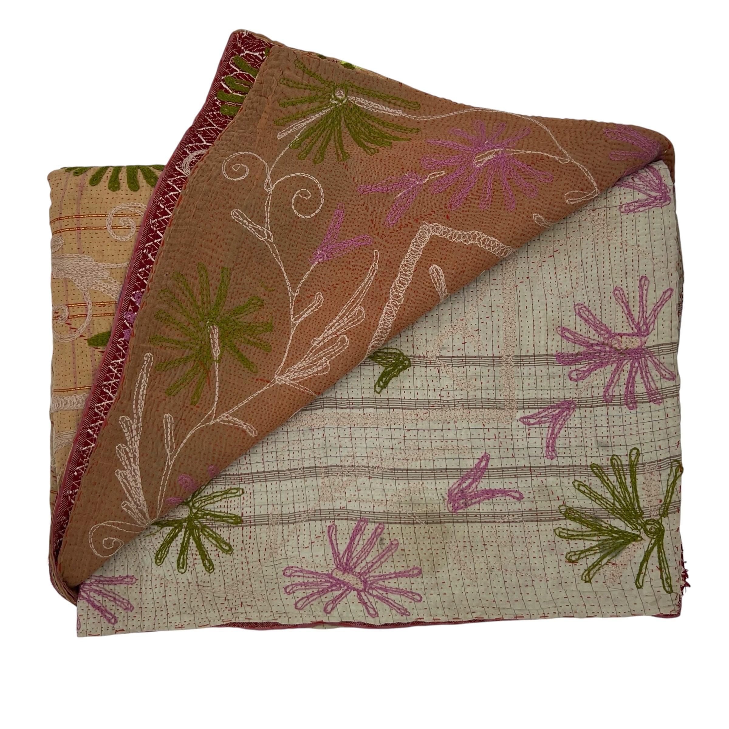 Suzani Kantha Tapestry One-Of-A-Kind