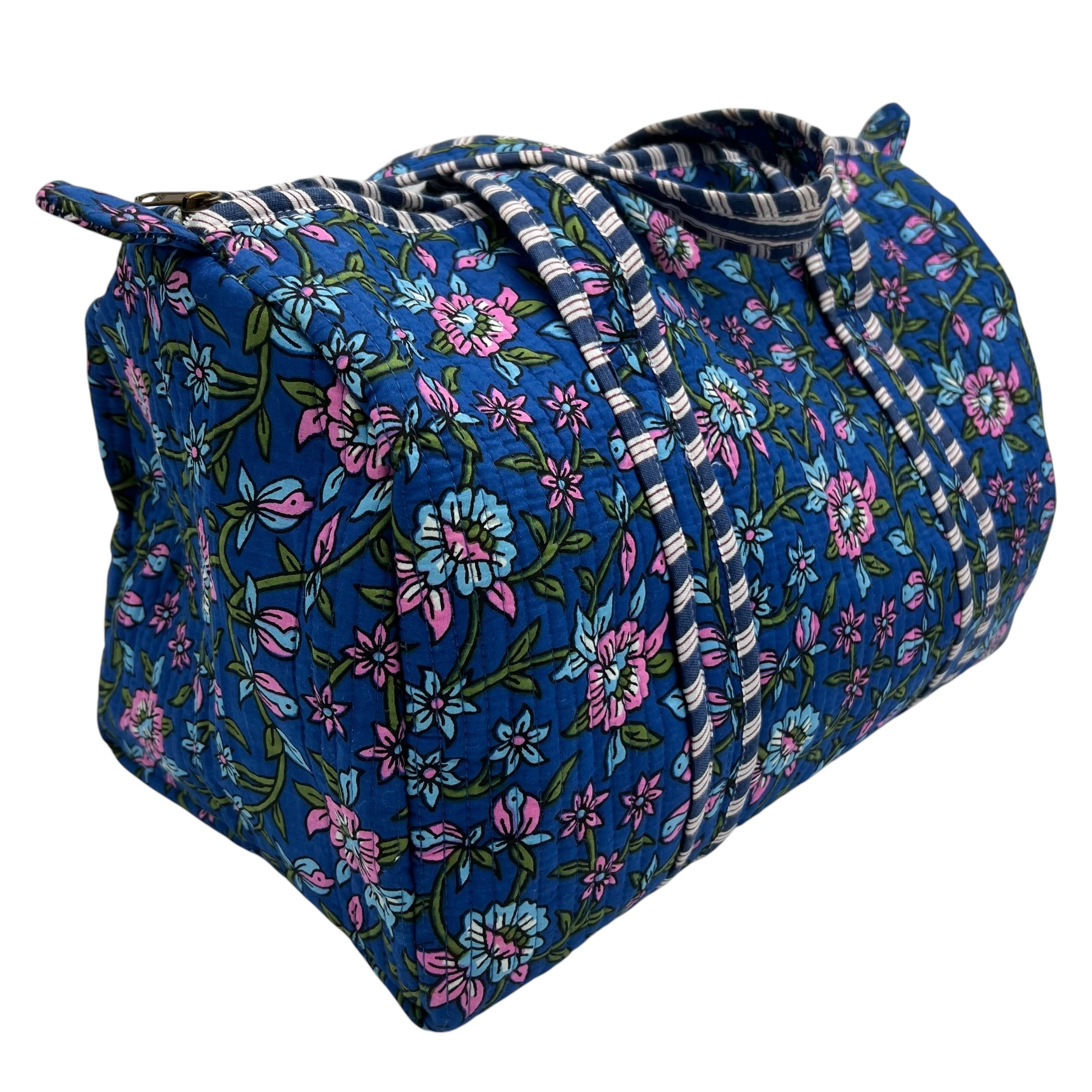 Block Printed Weekender