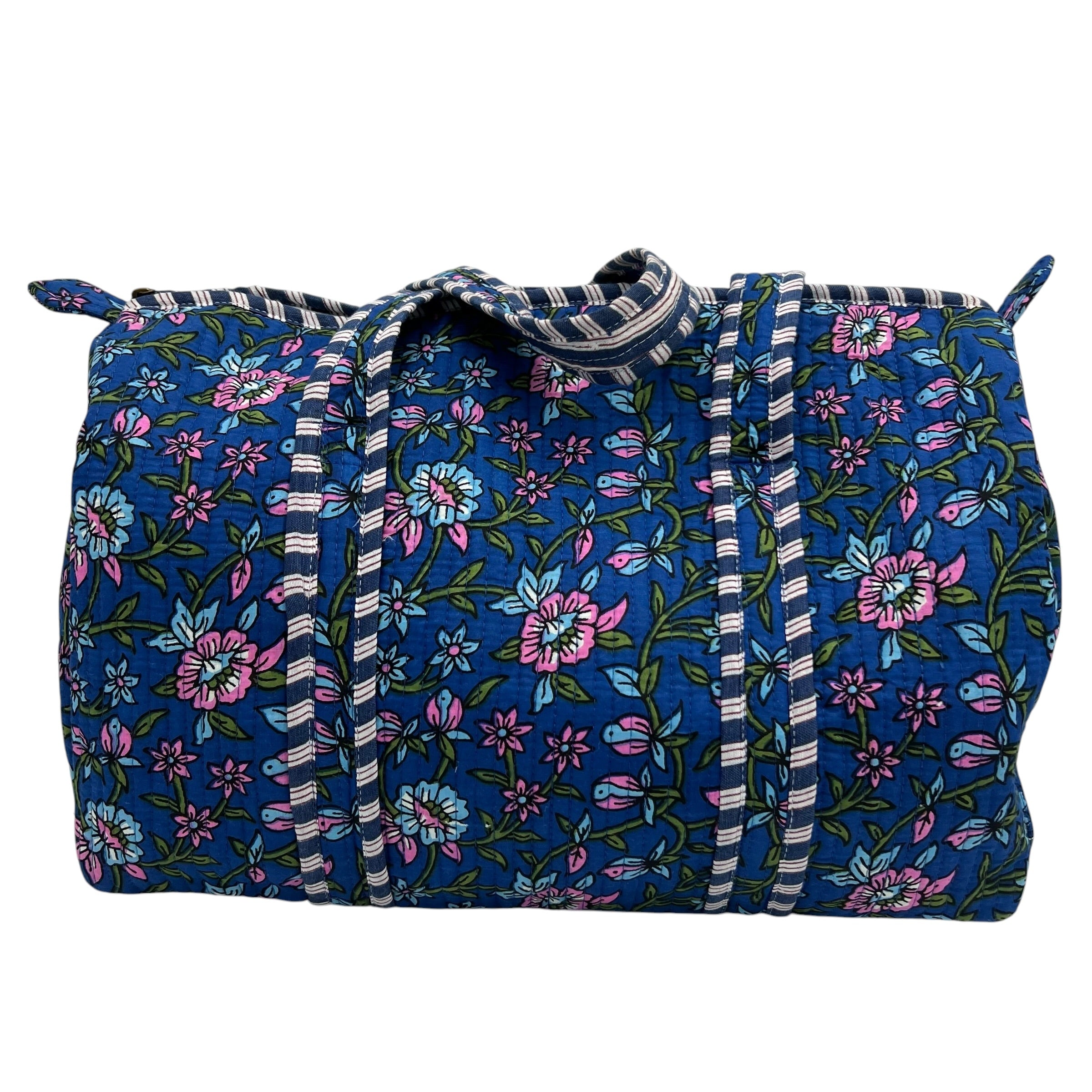 Block Printed Weekender