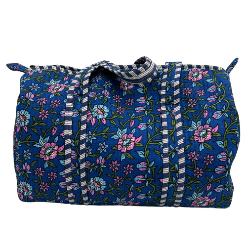 Block Printed Weekender