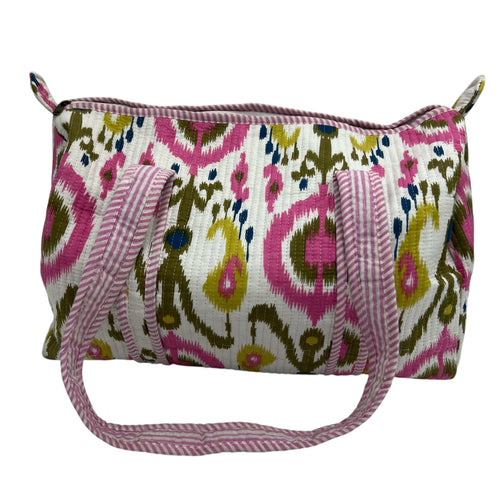 Block Printed Weekender