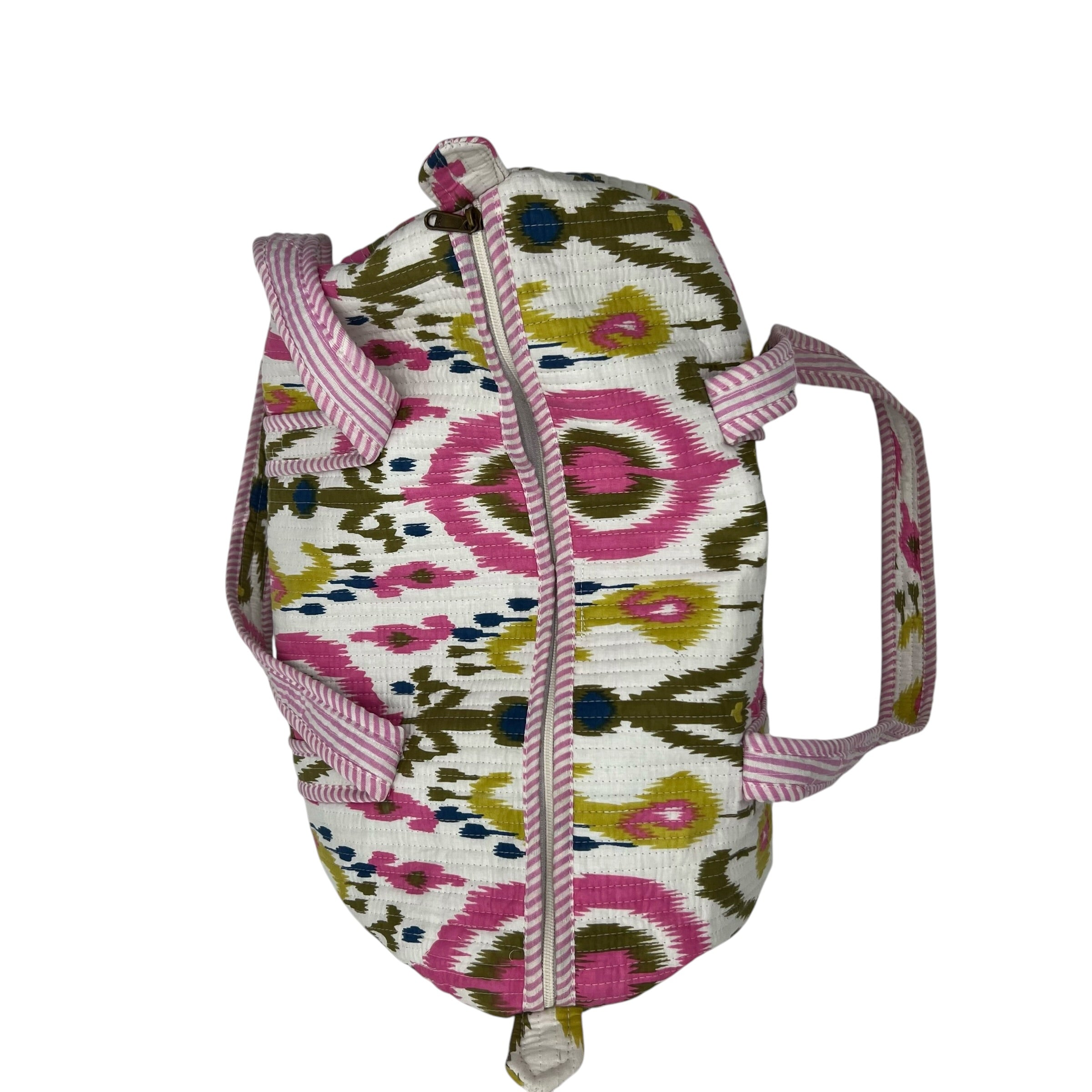 Block Printed Weekender