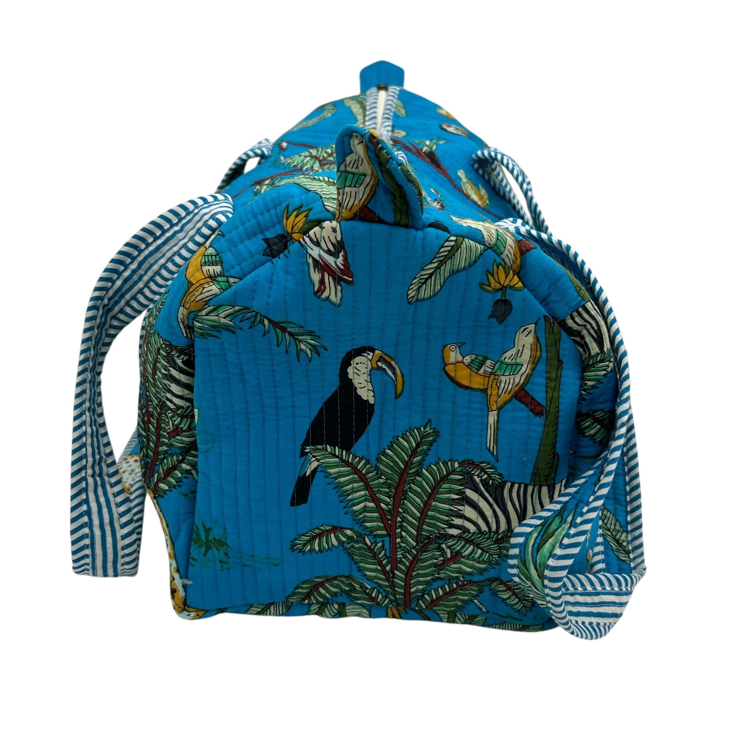 Block Printed Weekender
