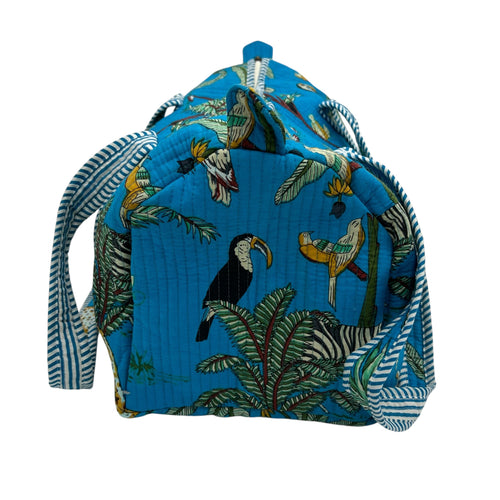 Block Printed Weekender