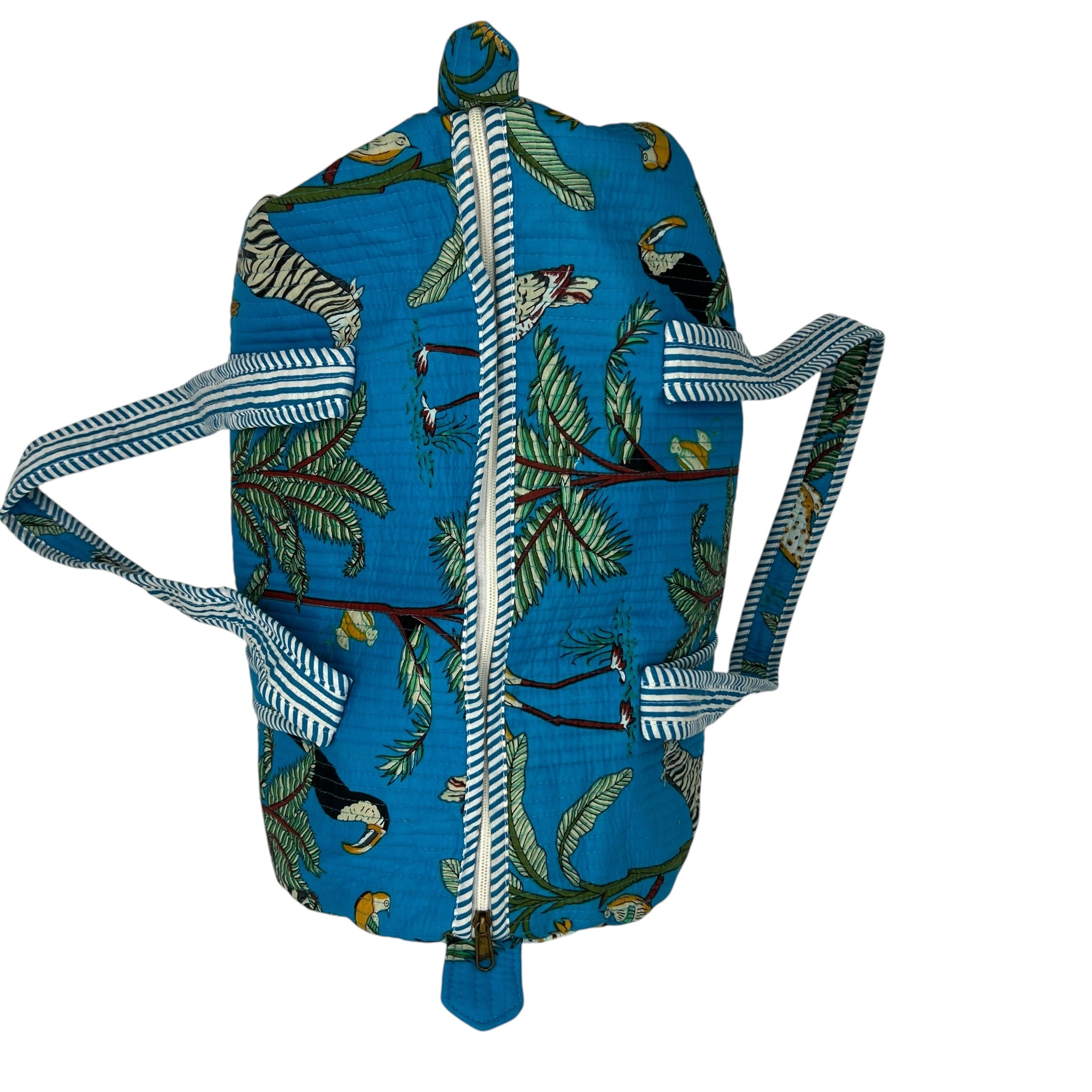 Block Printed Weekender
