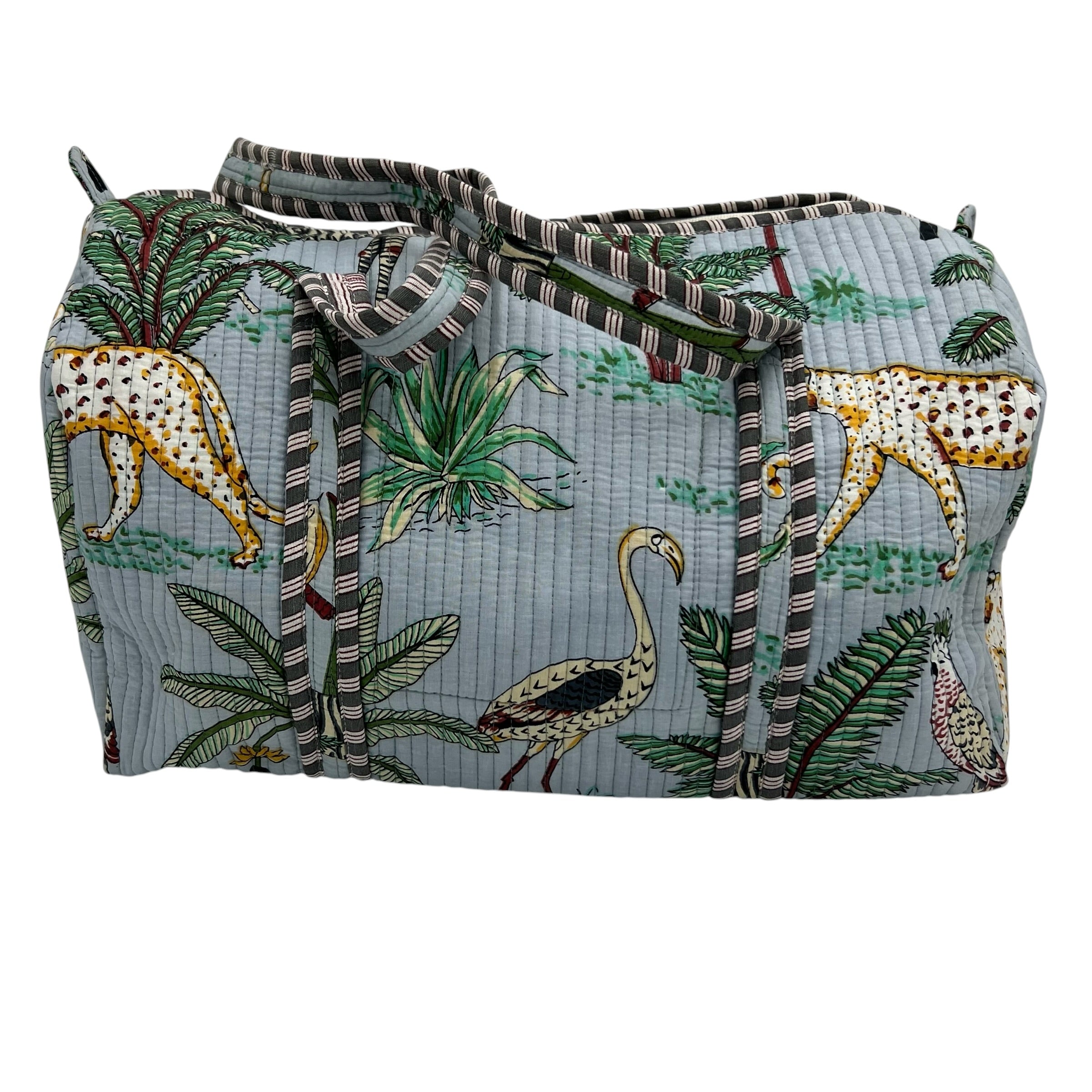 Block Printed Weekender