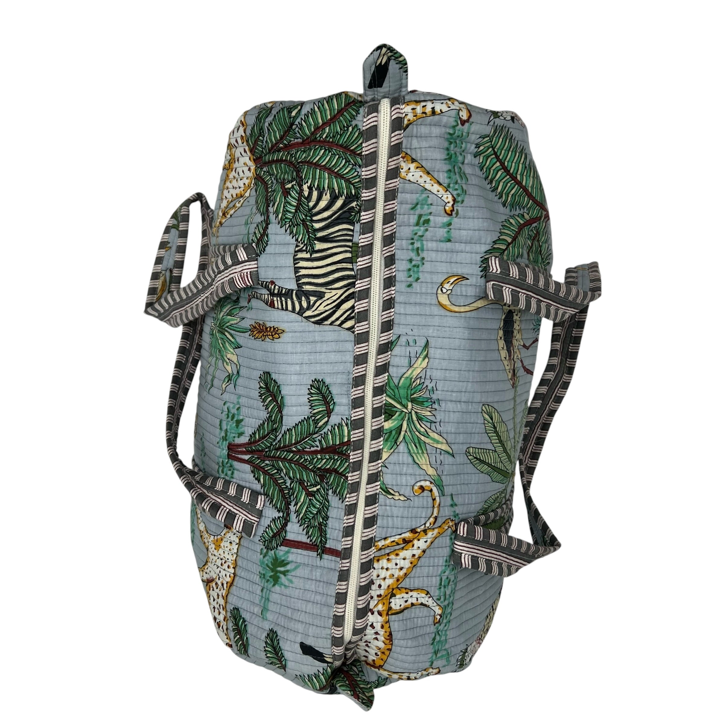 Block Printed Weekender