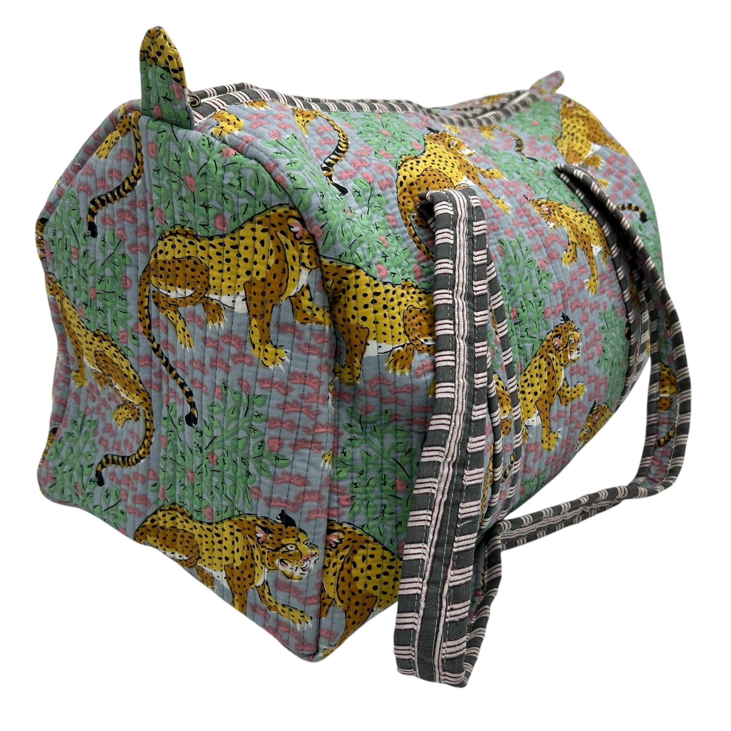 Block Printed Weekender