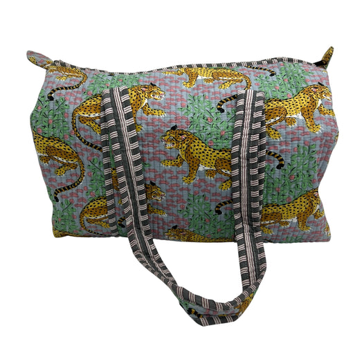 Block Printed Weekender