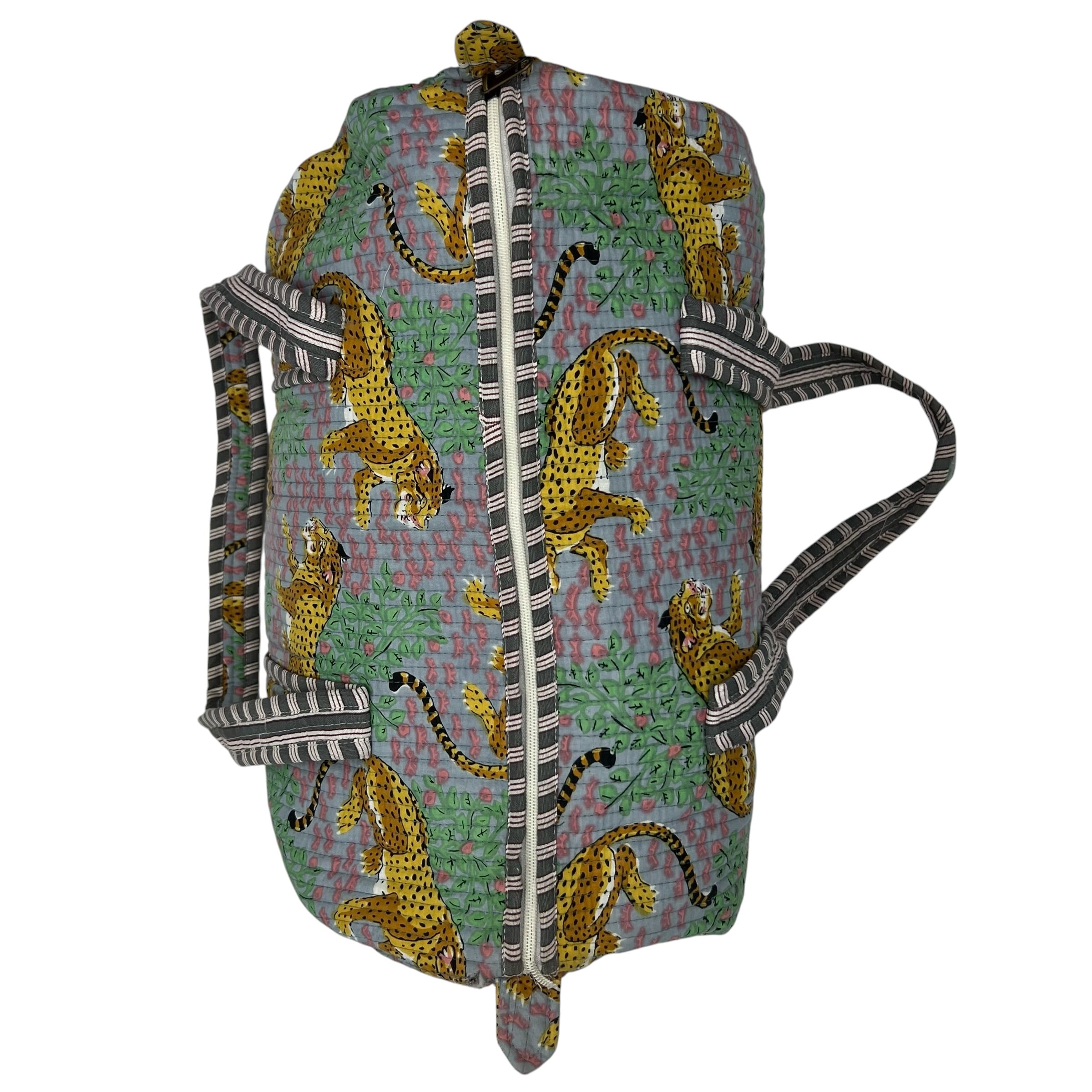 Block Printed Weekender