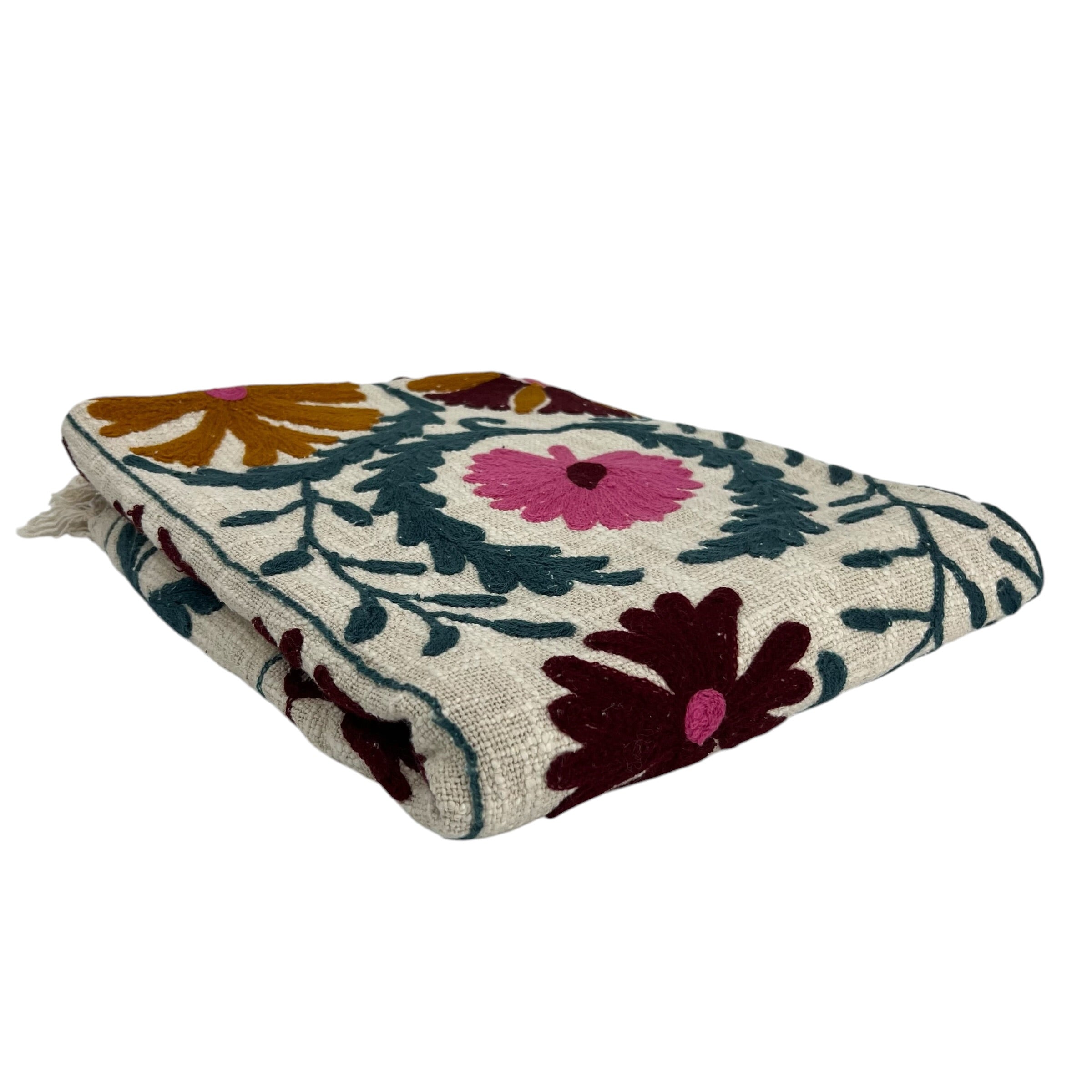 Suzani Slub Tapestry/Throw