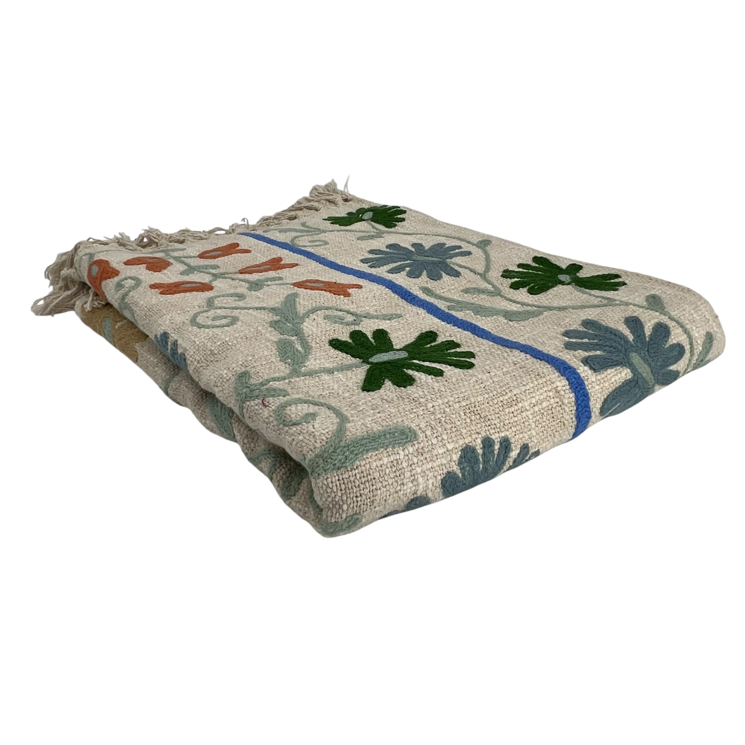 Suzani Slub Tapestry/Throw
