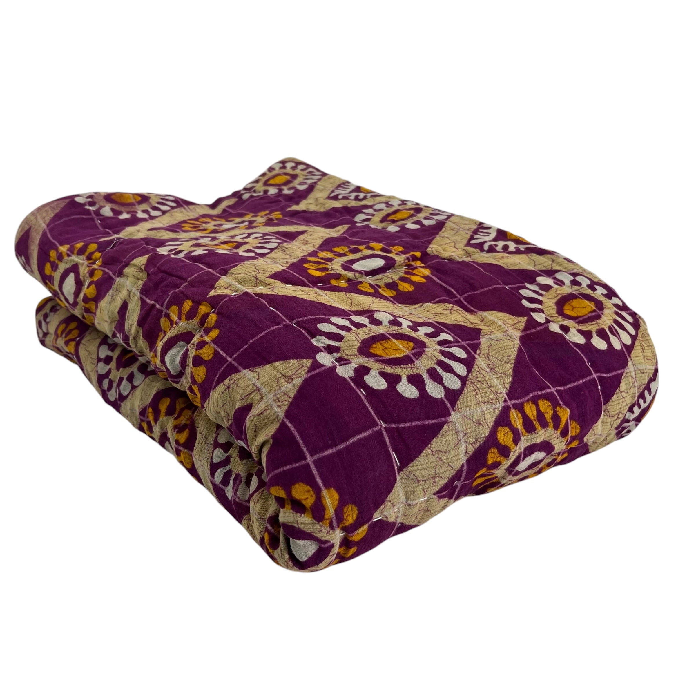 Sari Cotton Quilt - Single Size
