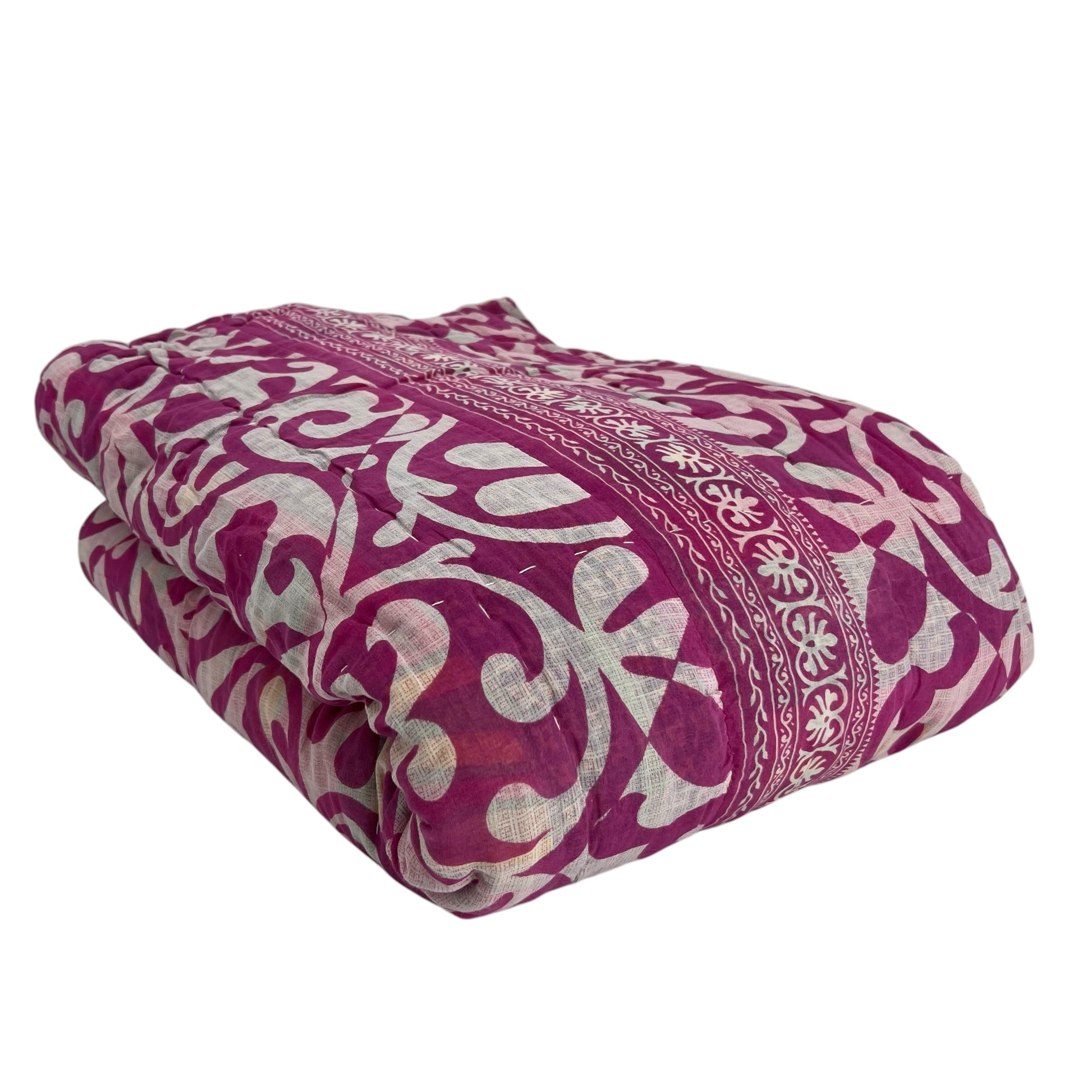 Sari Cotton Quilt - Single Size
