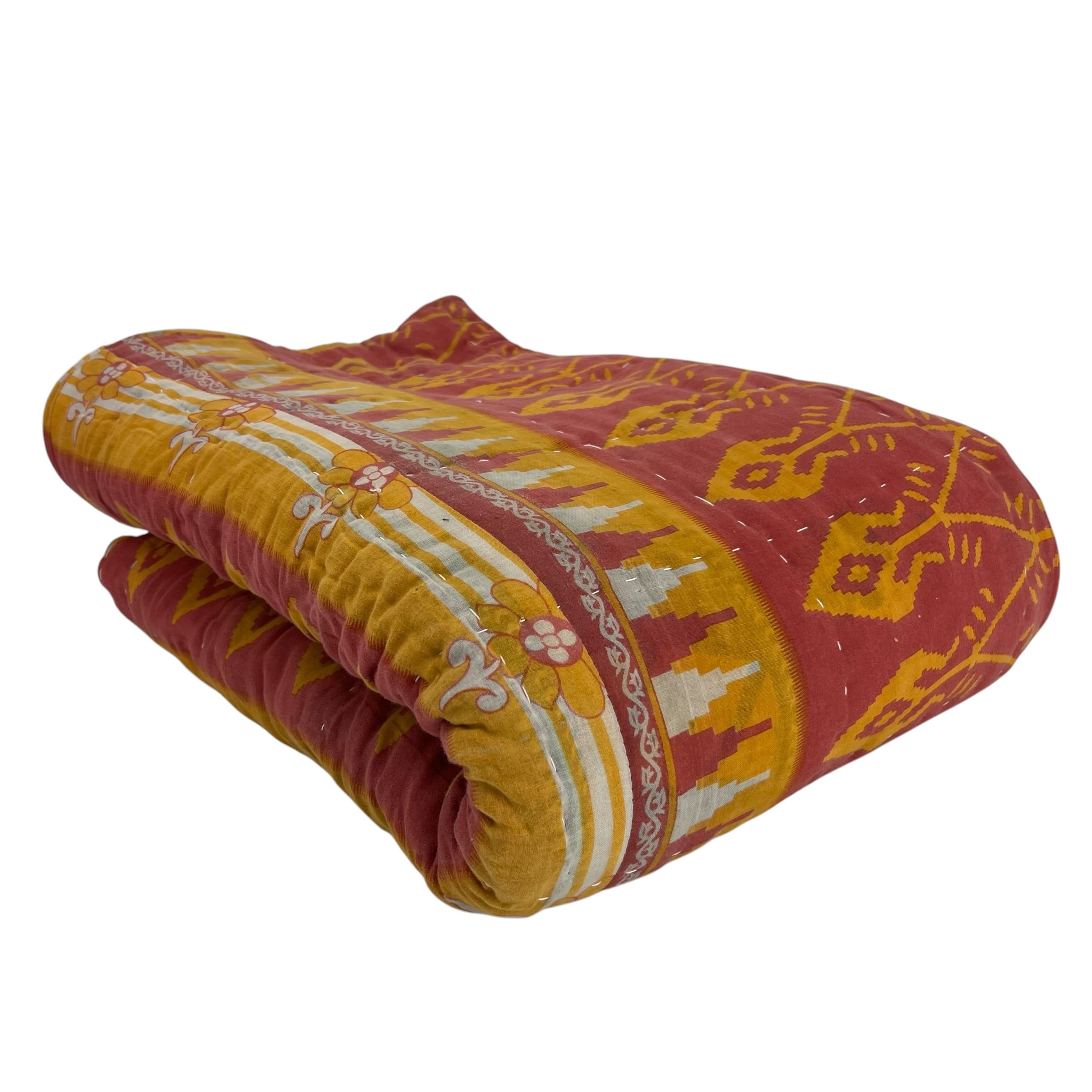 Sari Cotton Quilt - Single Size