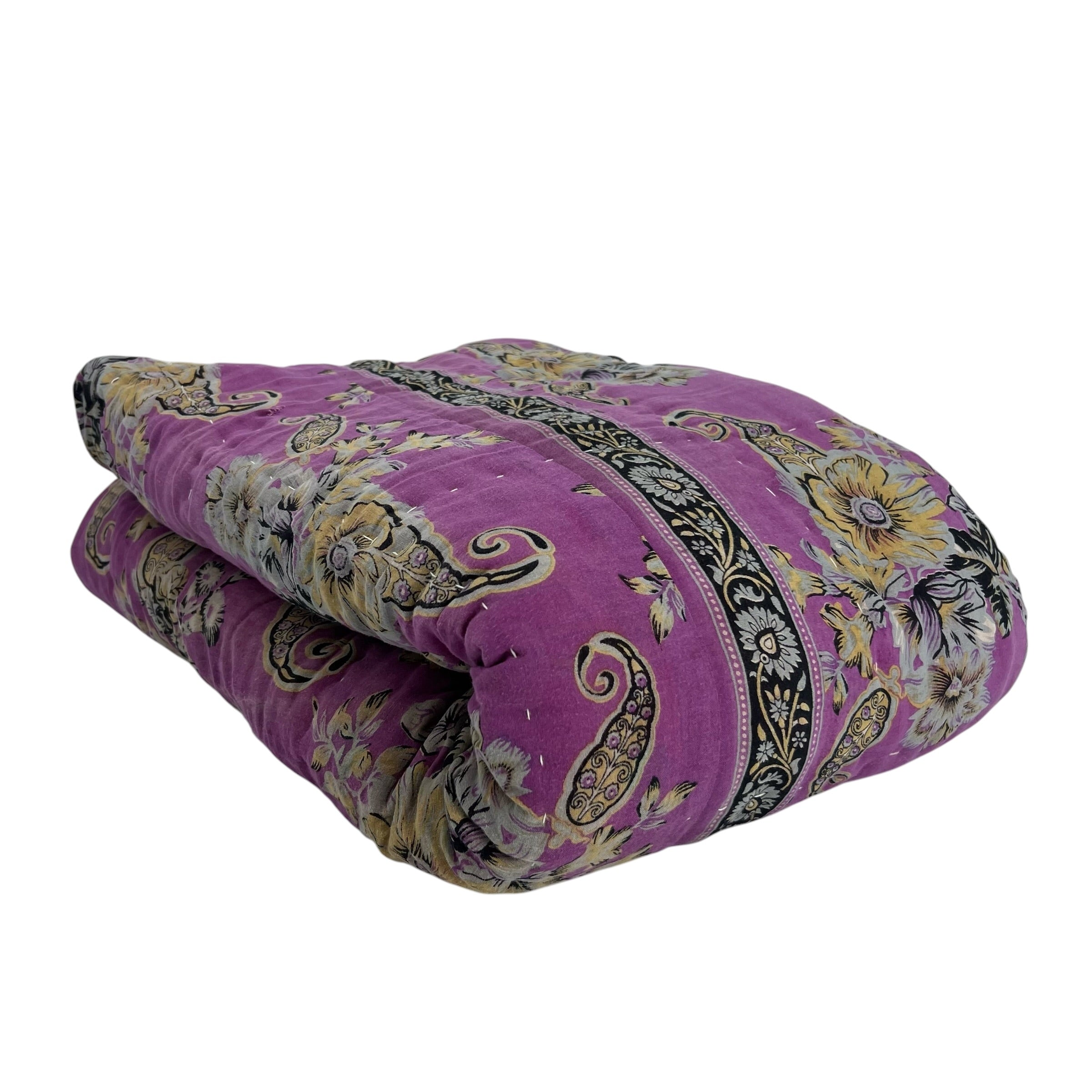 Sari Cotton Quilt - Single Size