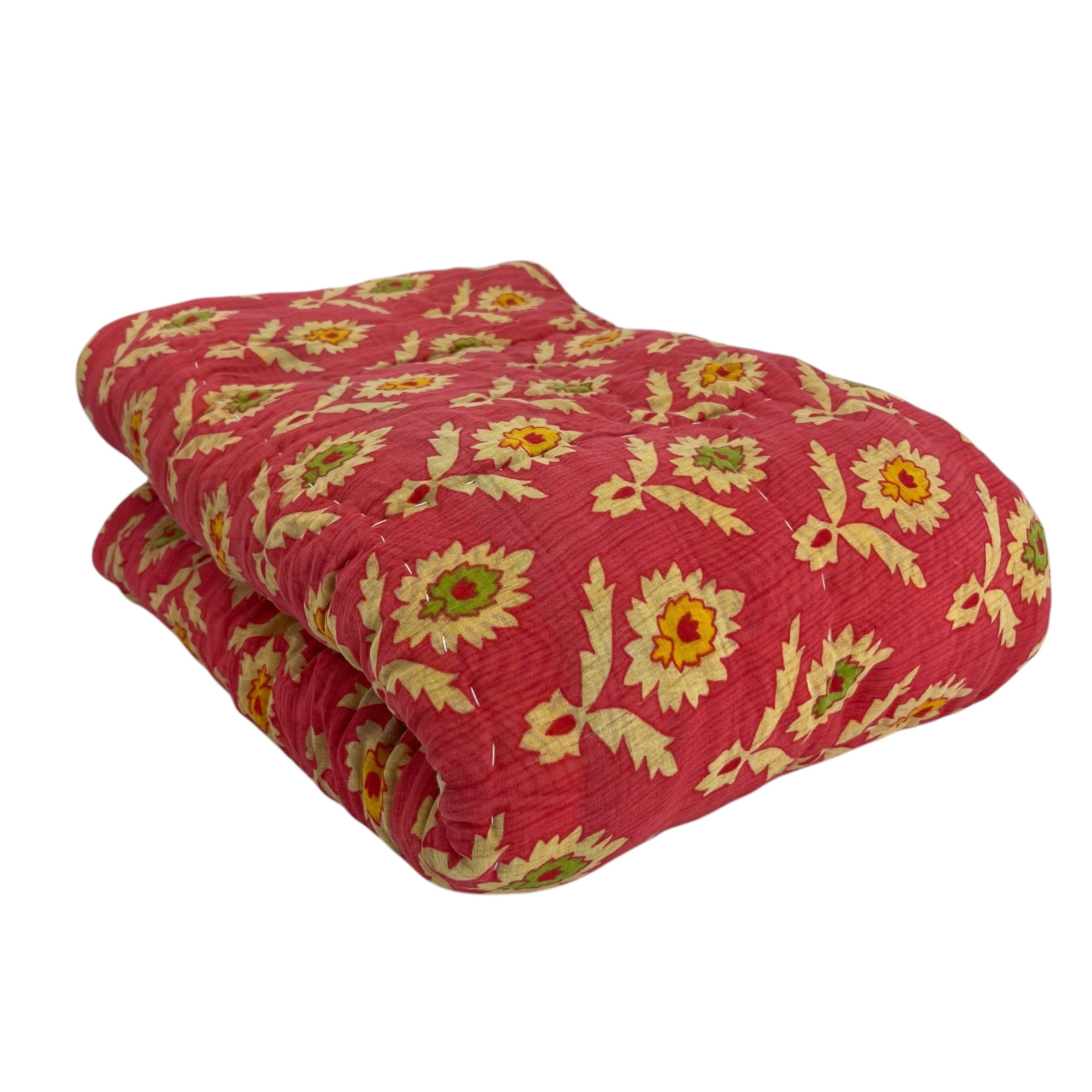 Sari Cotton Quilt - Single Size