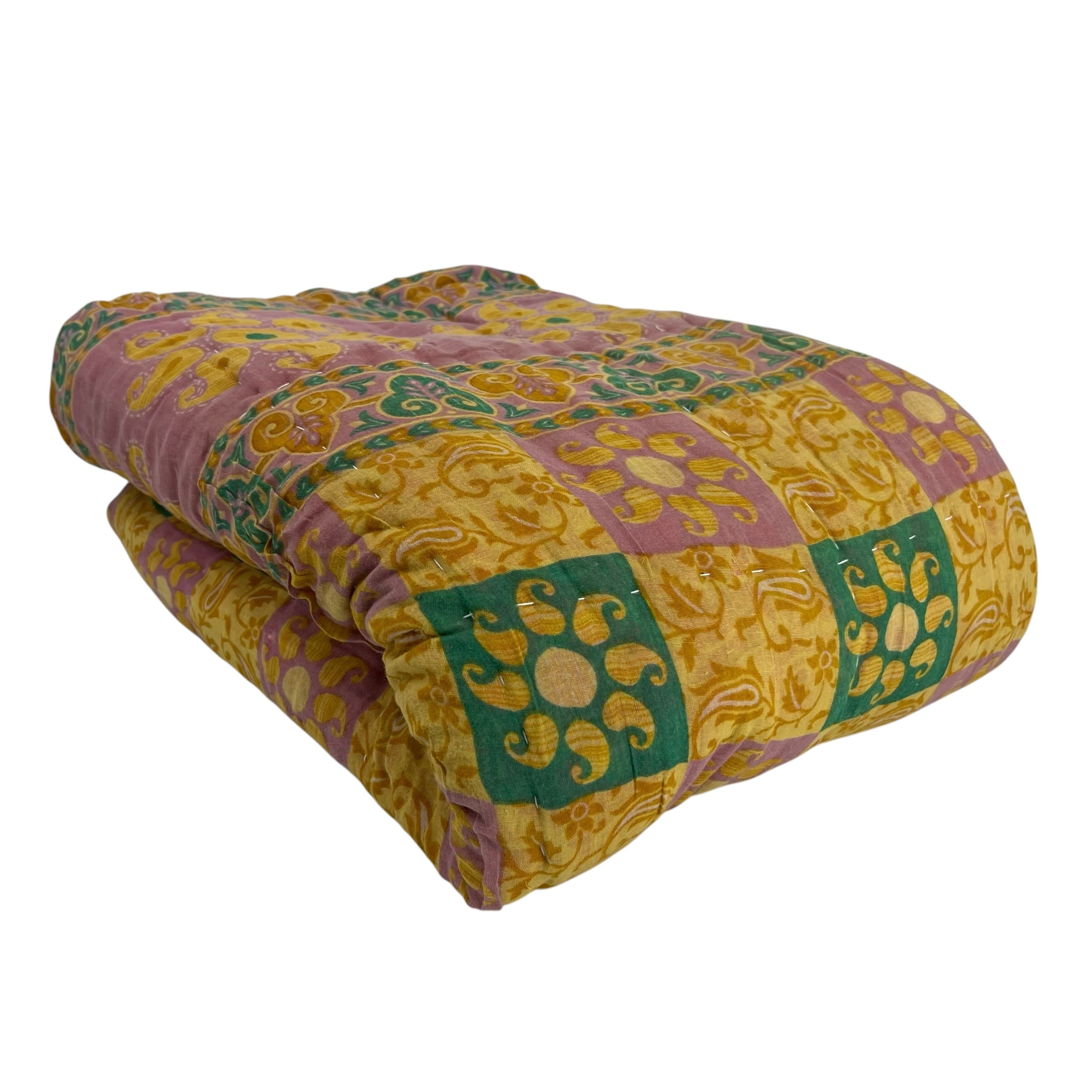 Sari Cotton Quilt - Single Size