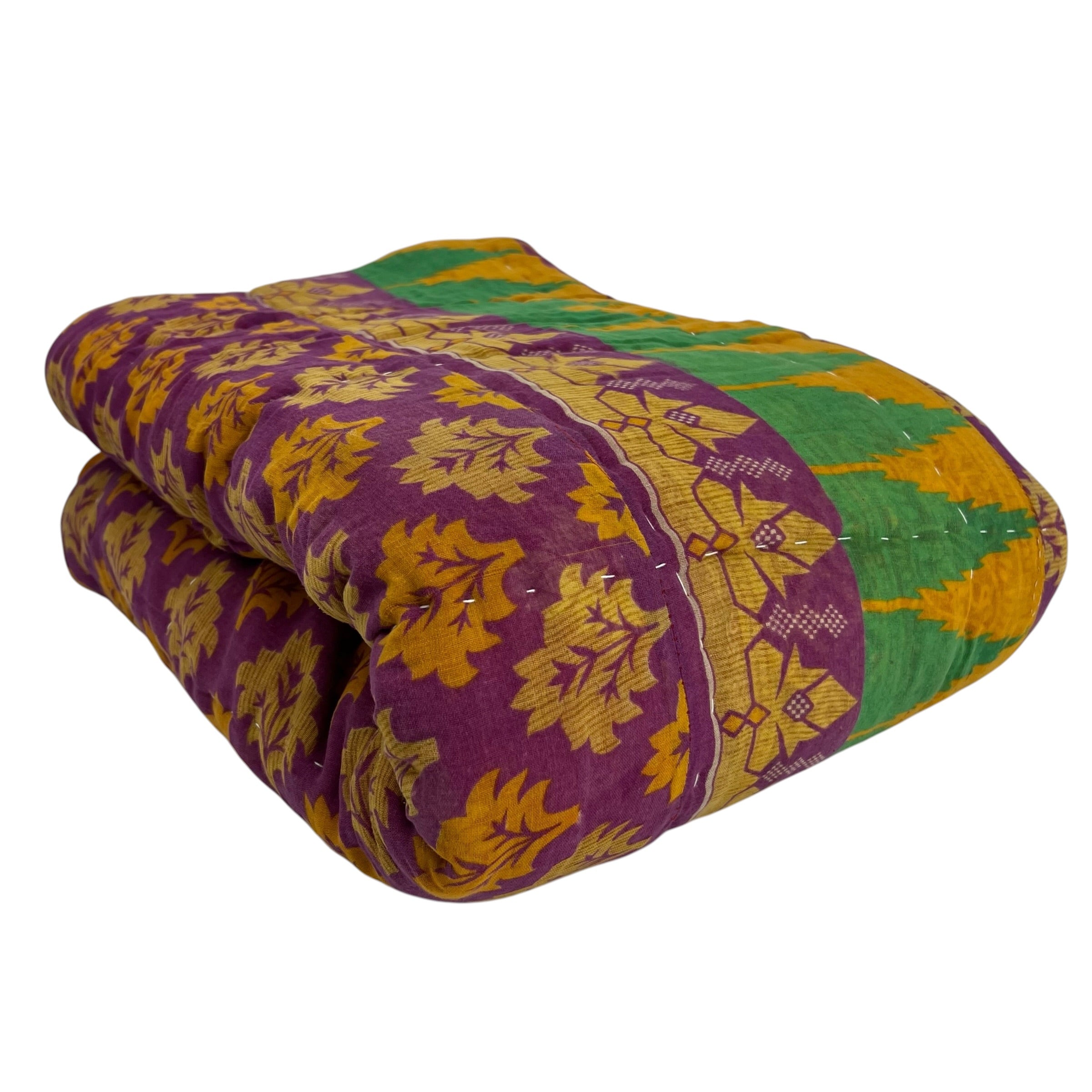 Sari Cotton Quilt - Single Size