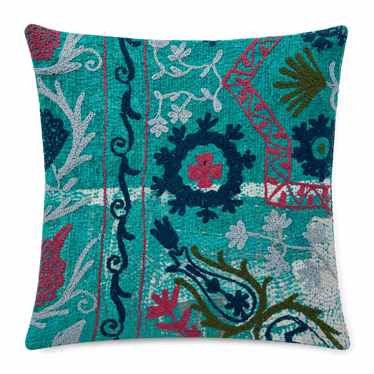 Suzani Kantha Cushion Cover 50x50cm