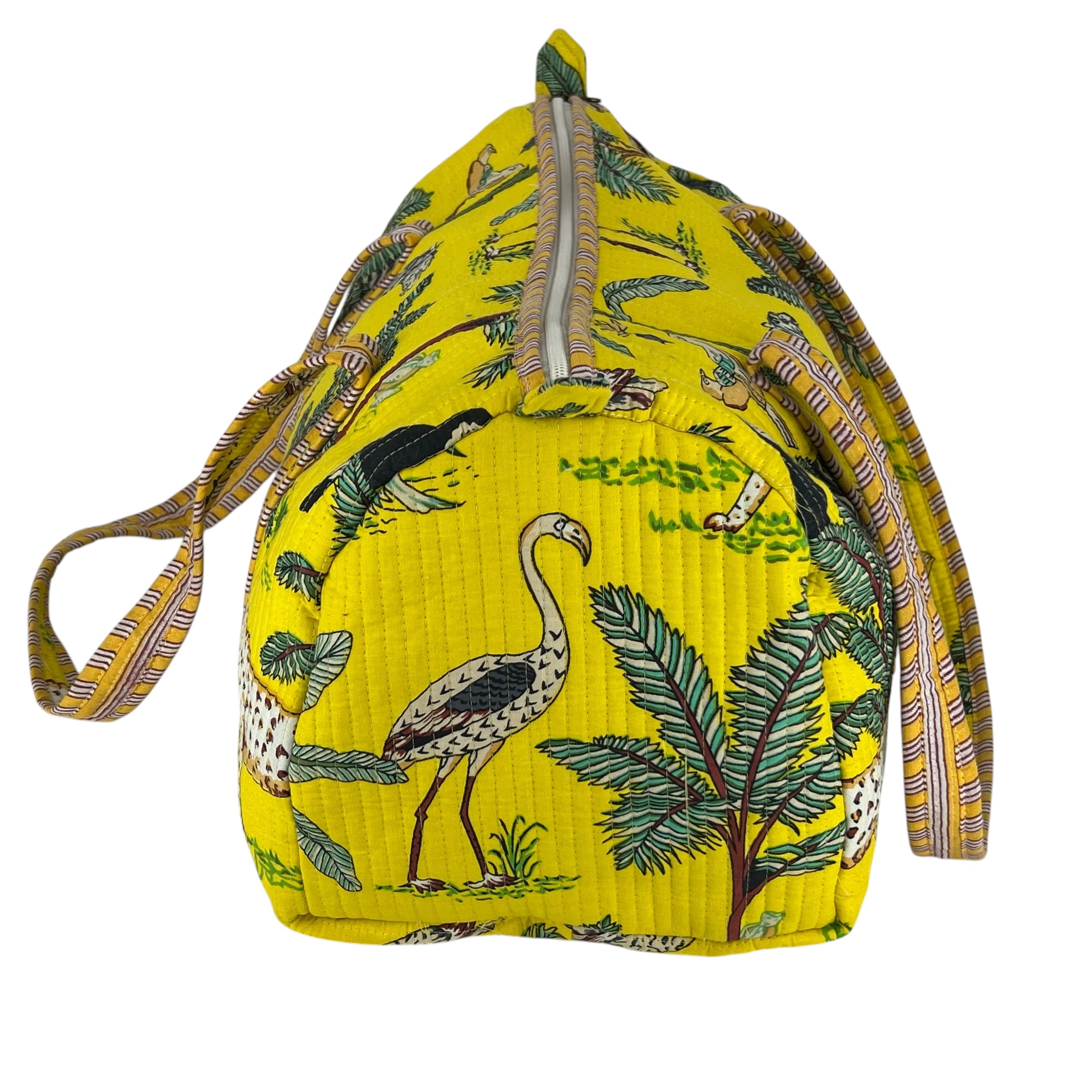 Block Printed Weekender