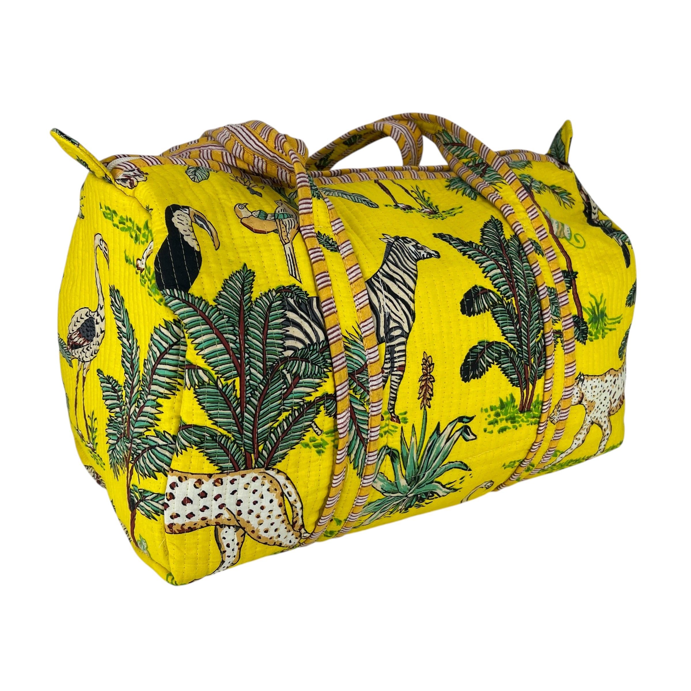 Block Printed Weekender