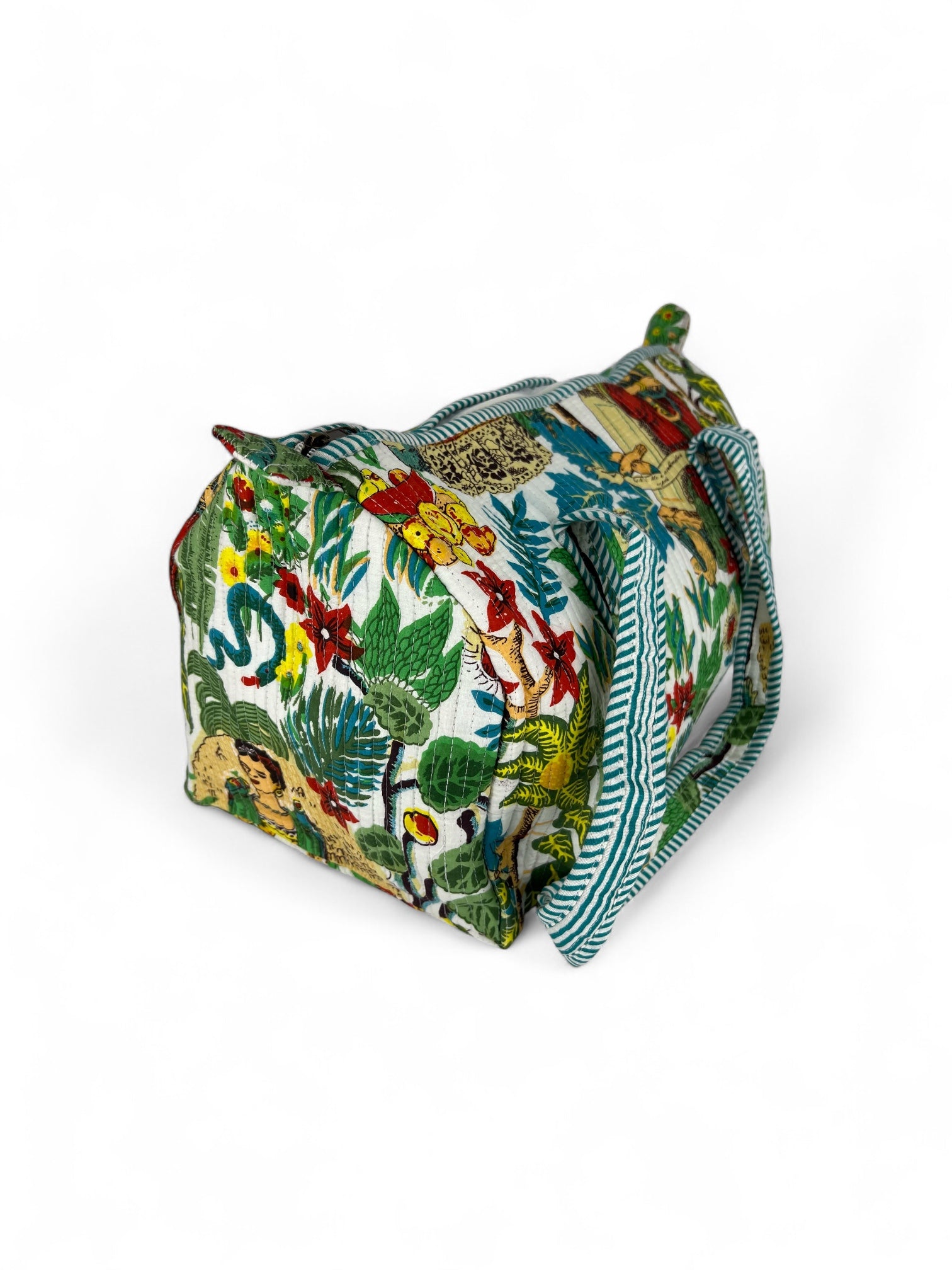 Block Printed Weekender