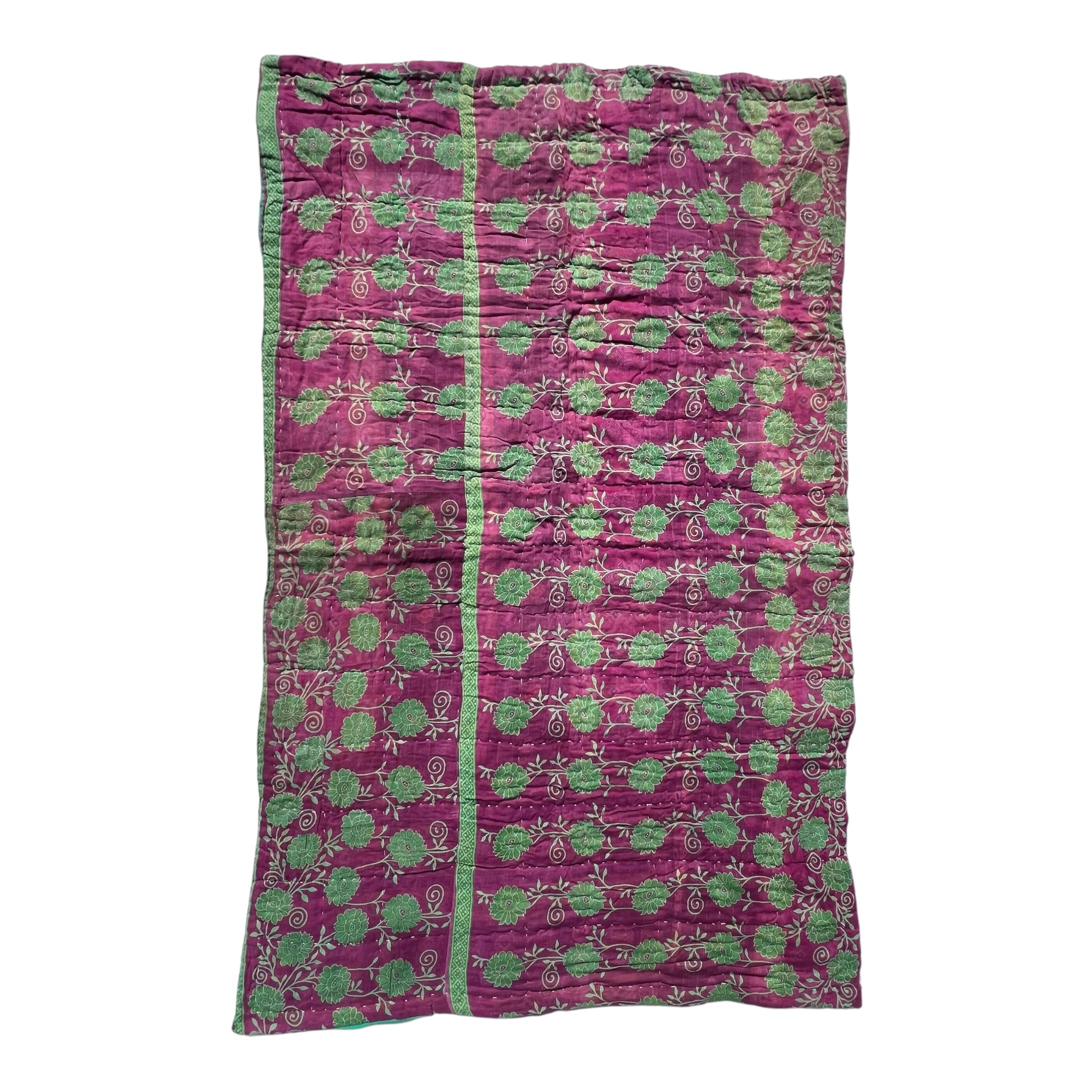 Sari Cotton Quilt - Single Size