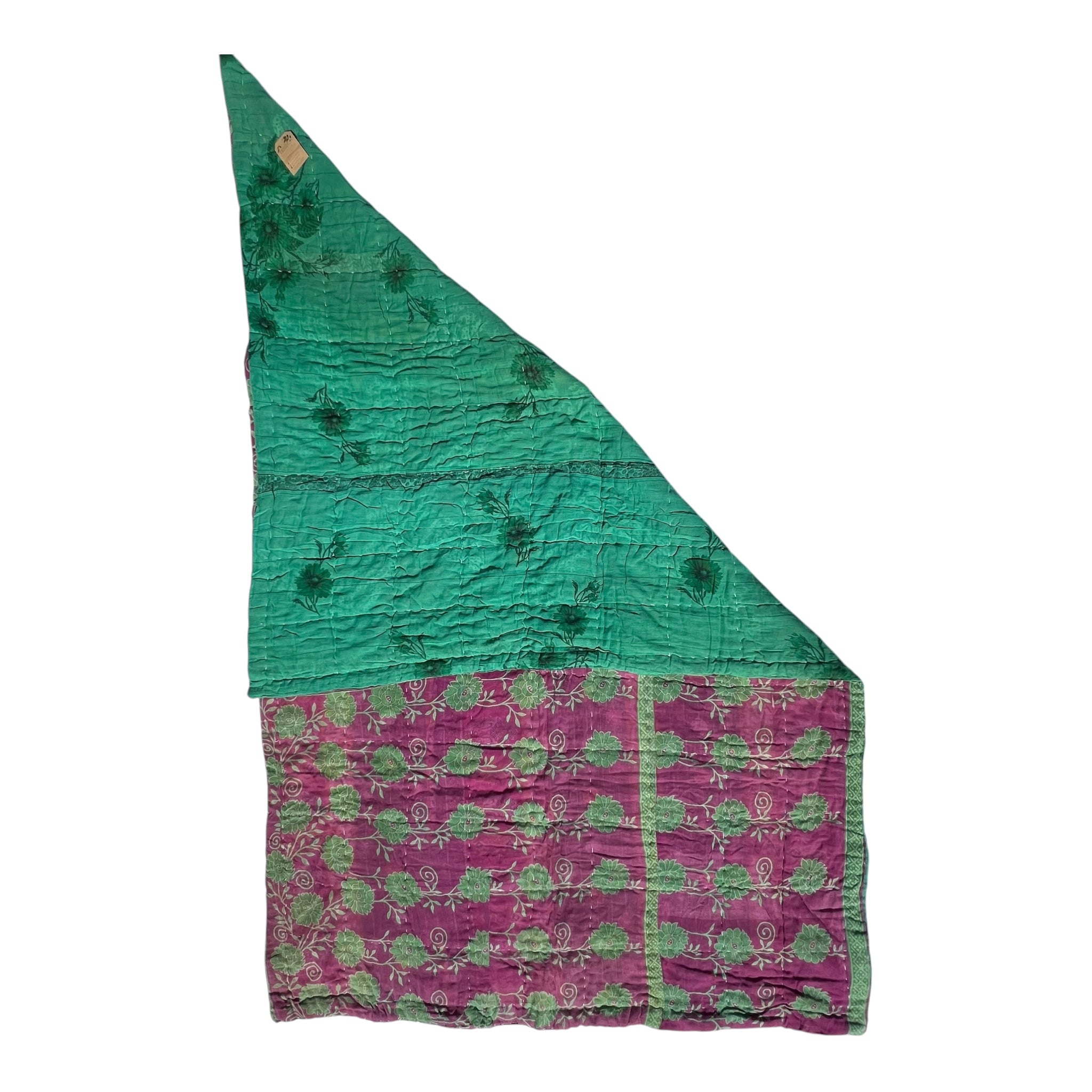 Sari Cotton Quilt - Single Size
