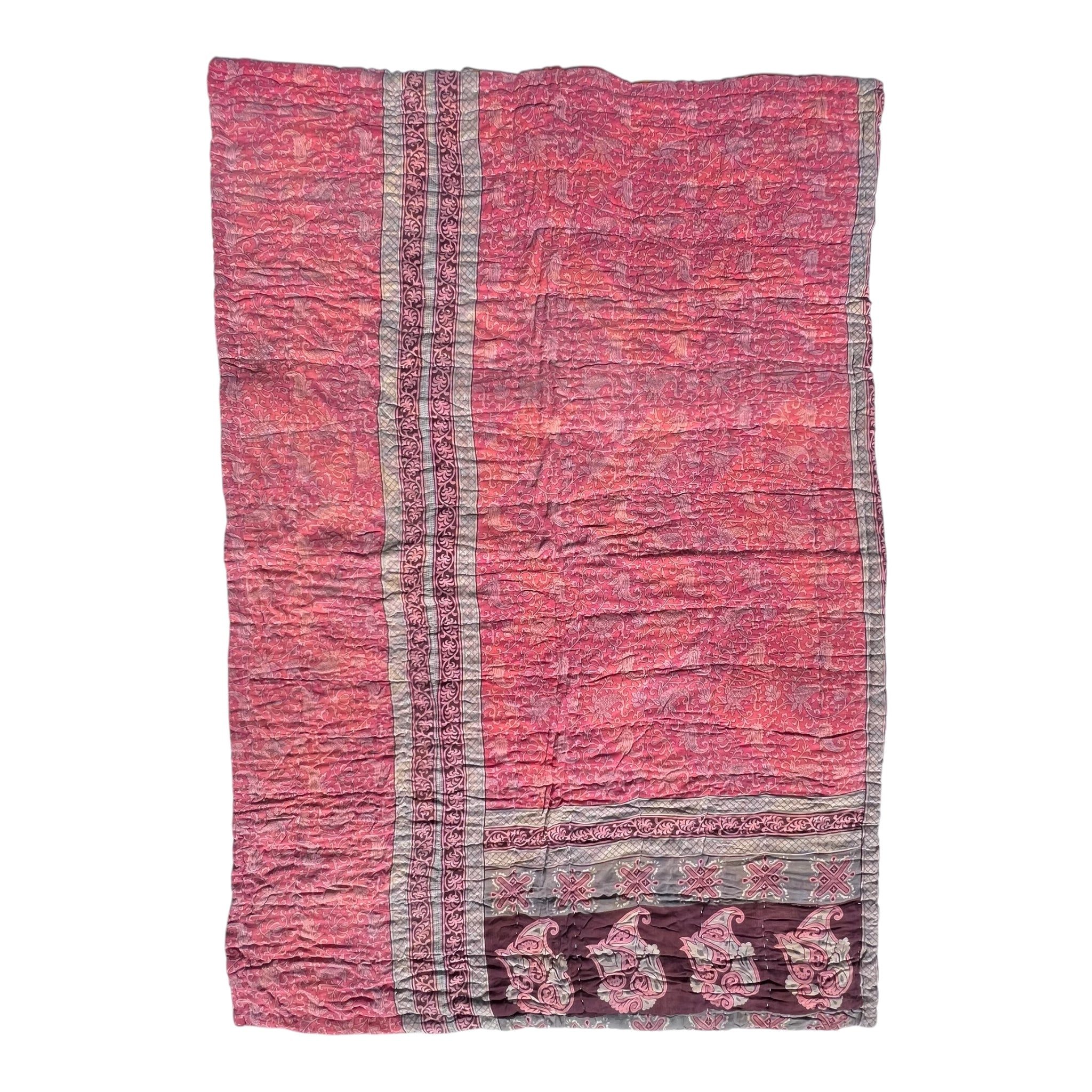 Sari Cotton Quilt - Single Size