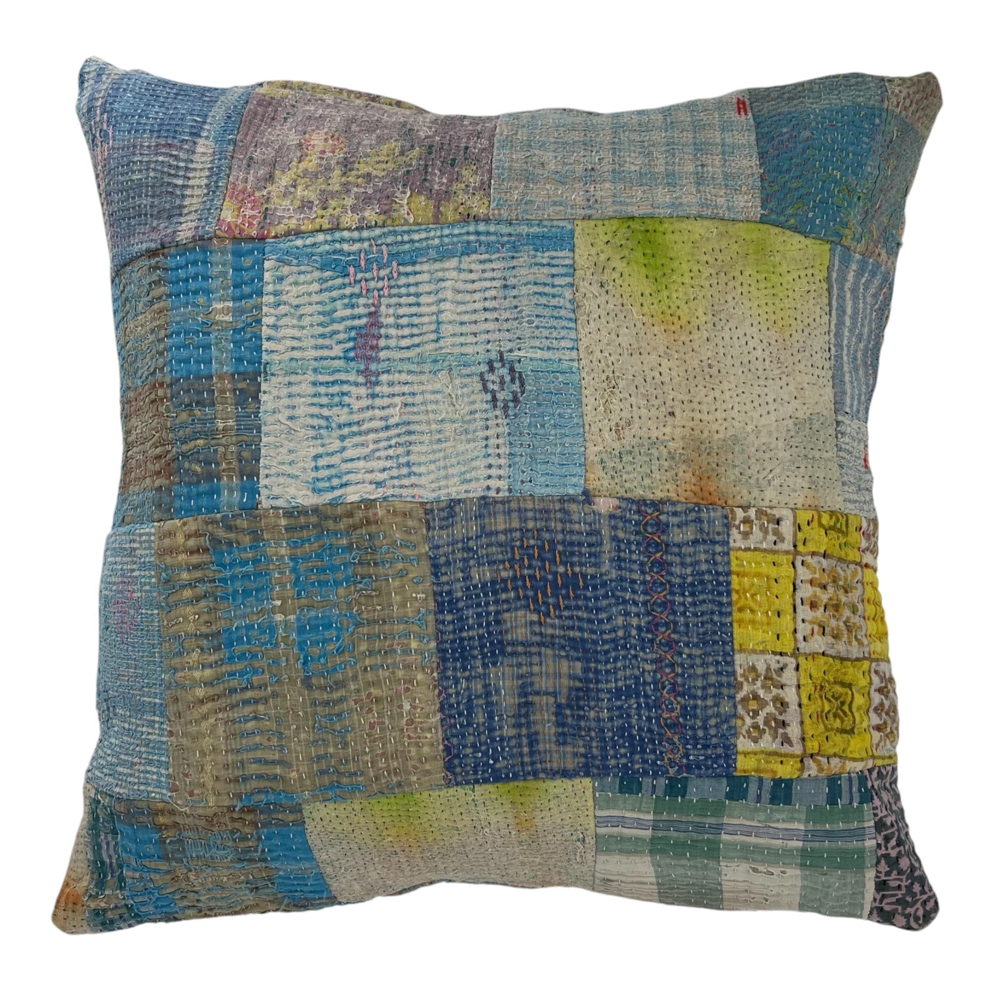 Kantha Patchwork Cushion Cover 50x50cm