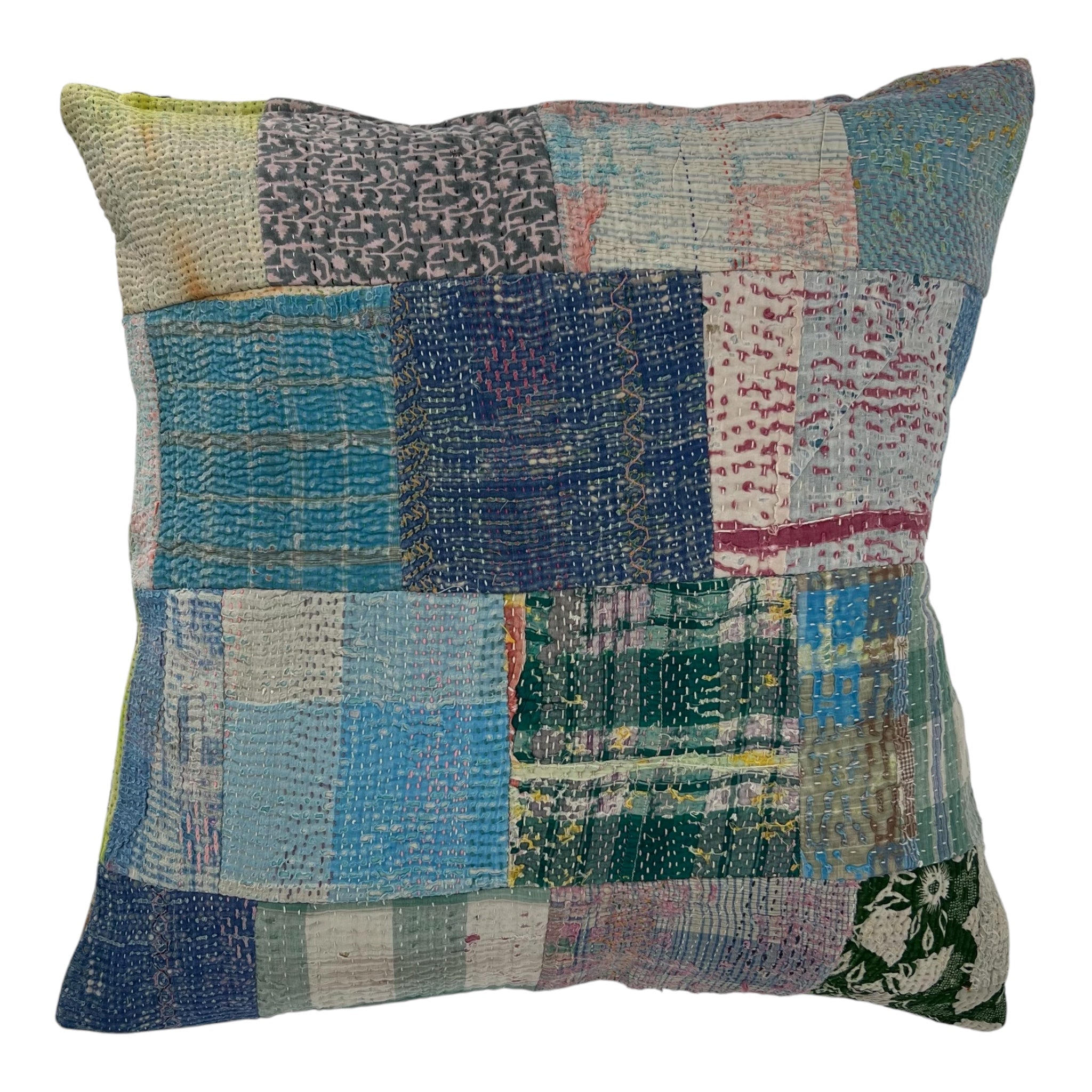 Kantha Patchwork Cushion Cover 50x50cm