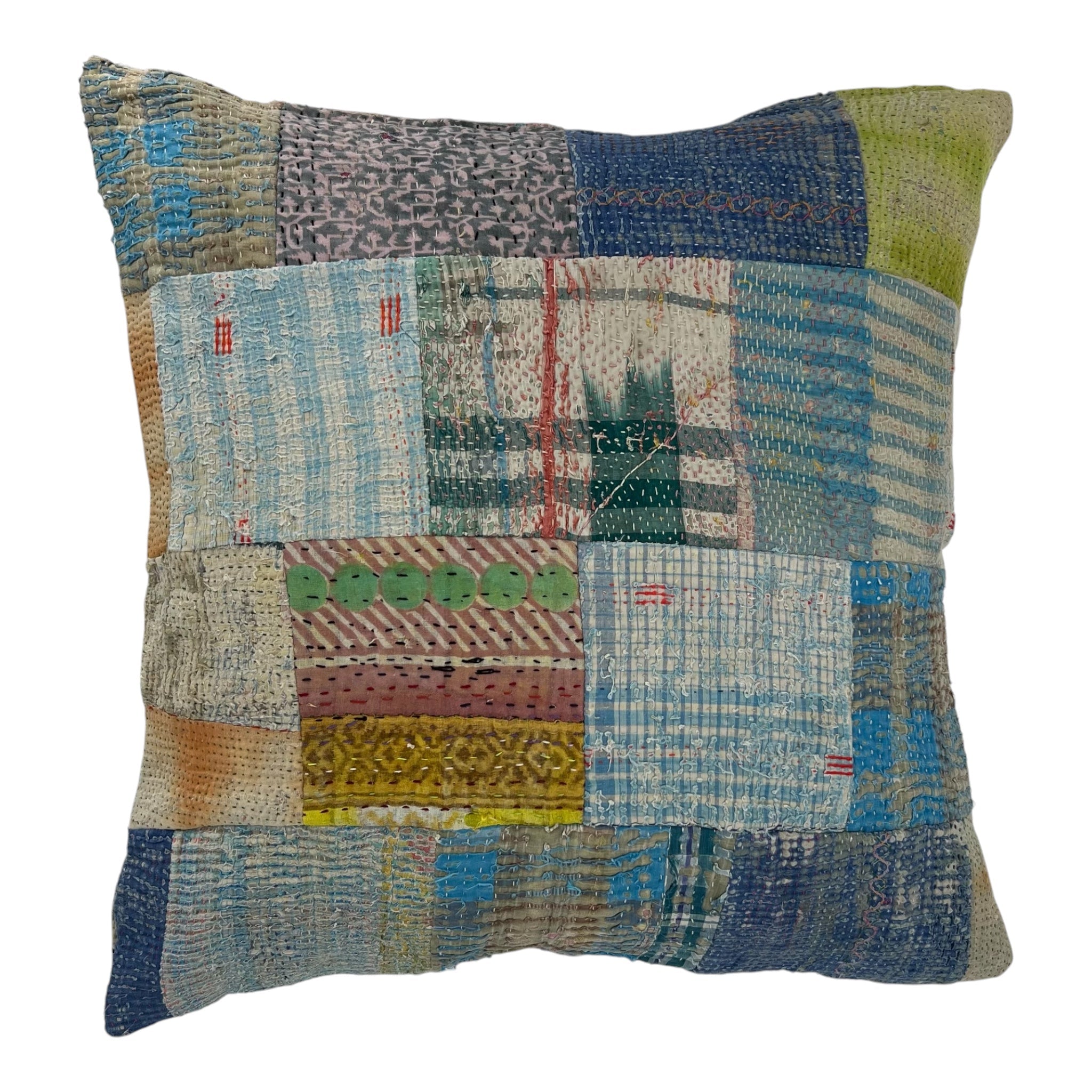 Kantha Patchwork Cushion Cover 50x50cm
