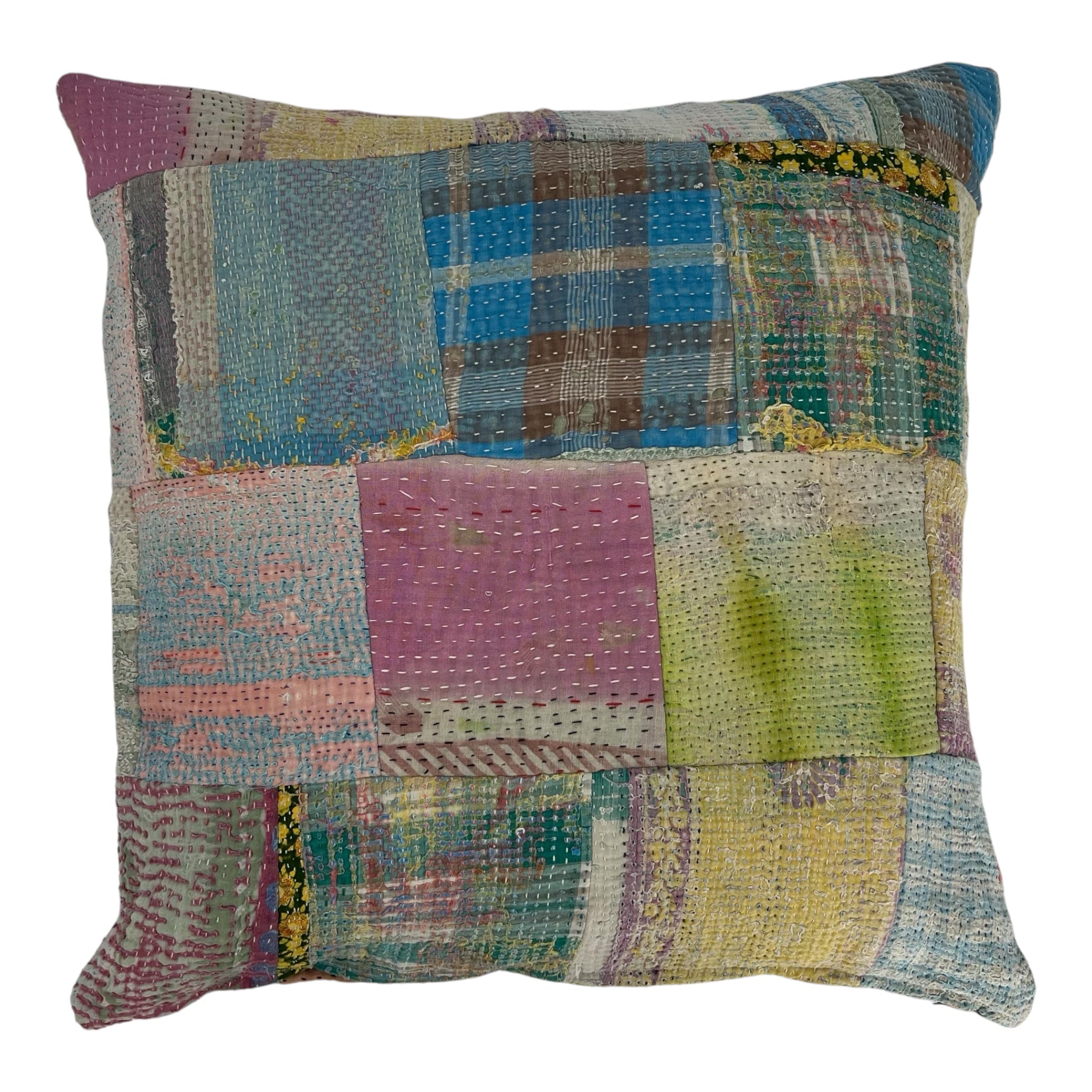 Kantha Patchwork Cushion Cover 50x50cm