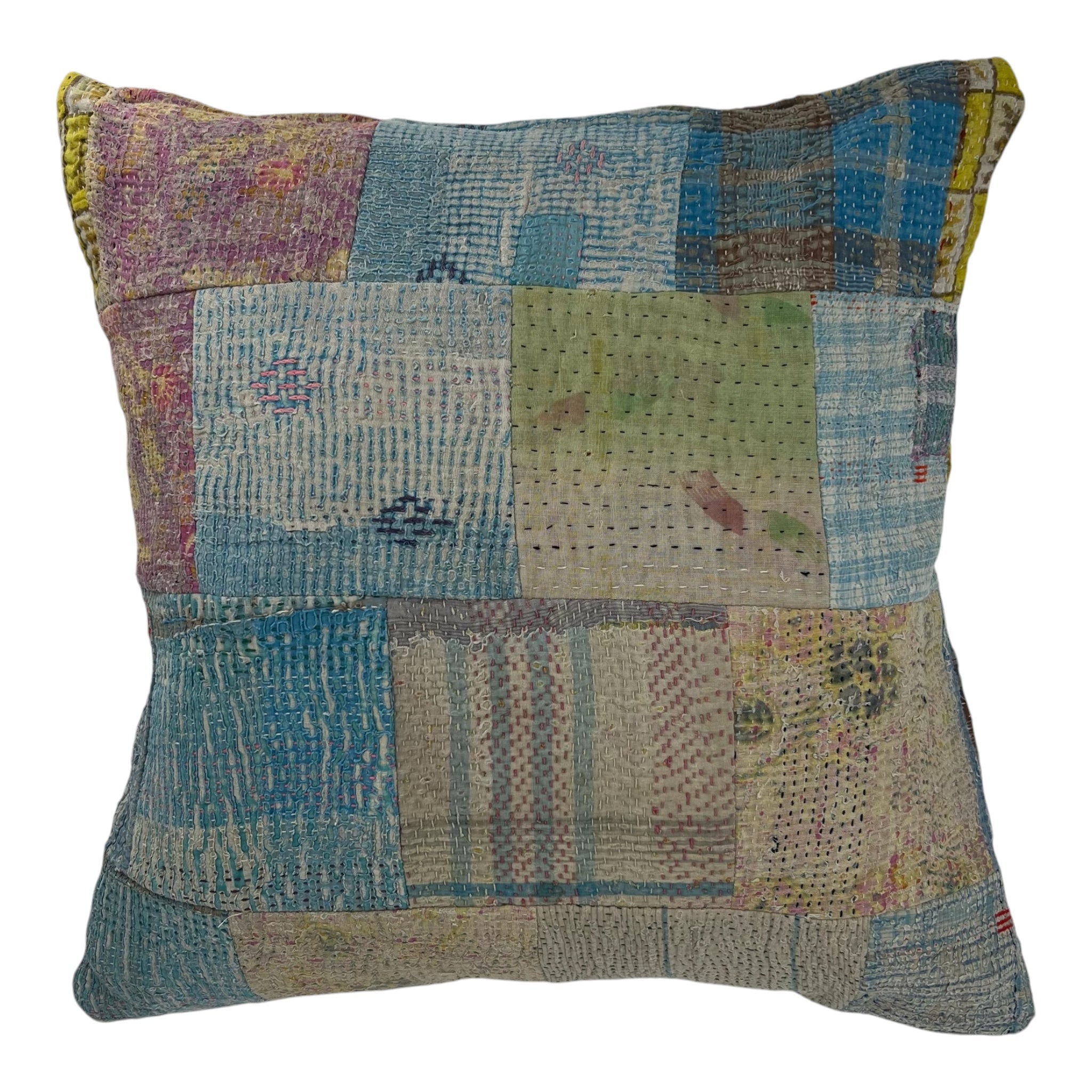 Kantha Patchwork Cushion Cover 50x50cm
