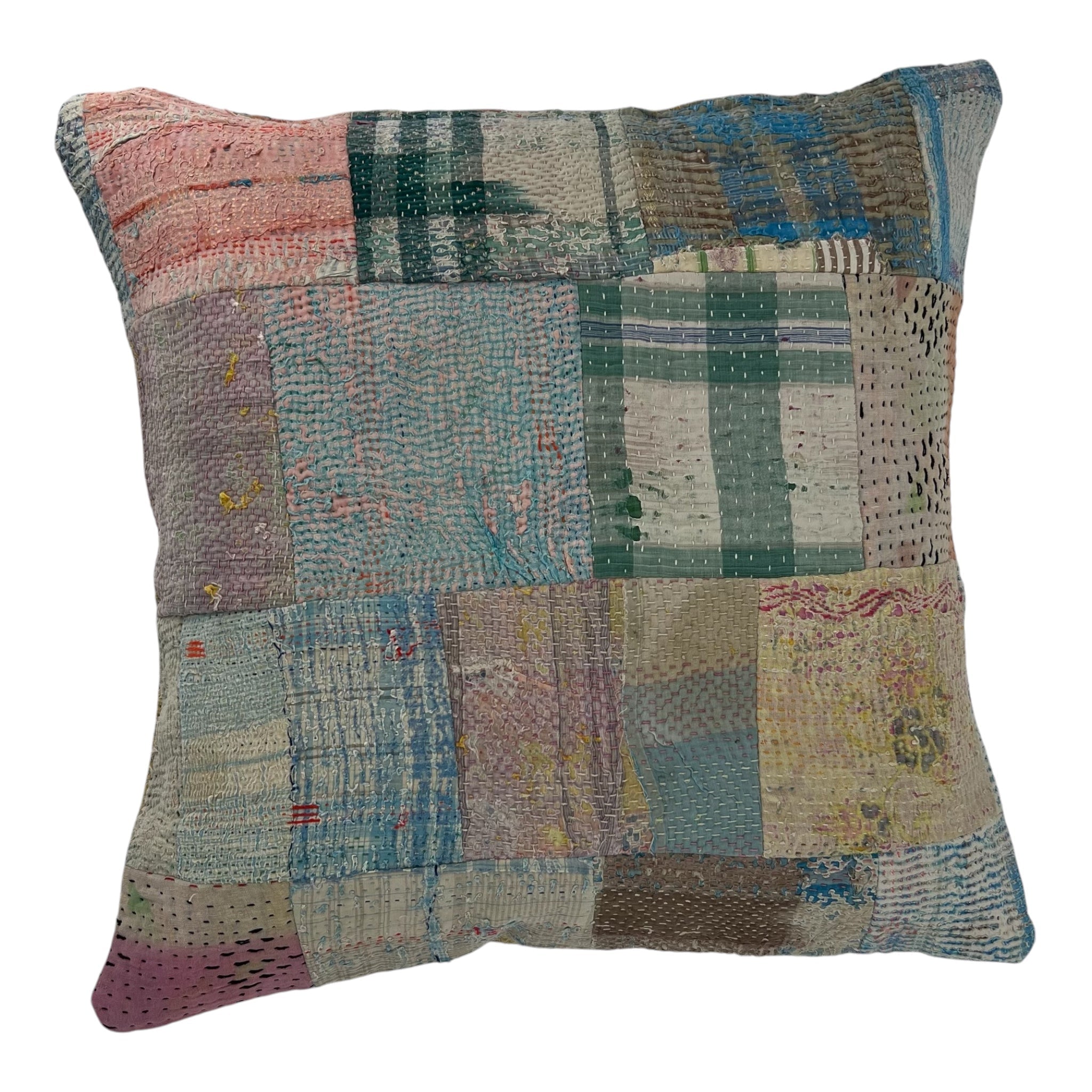 Kantha Patchwork Cushion Cover 50x50cm