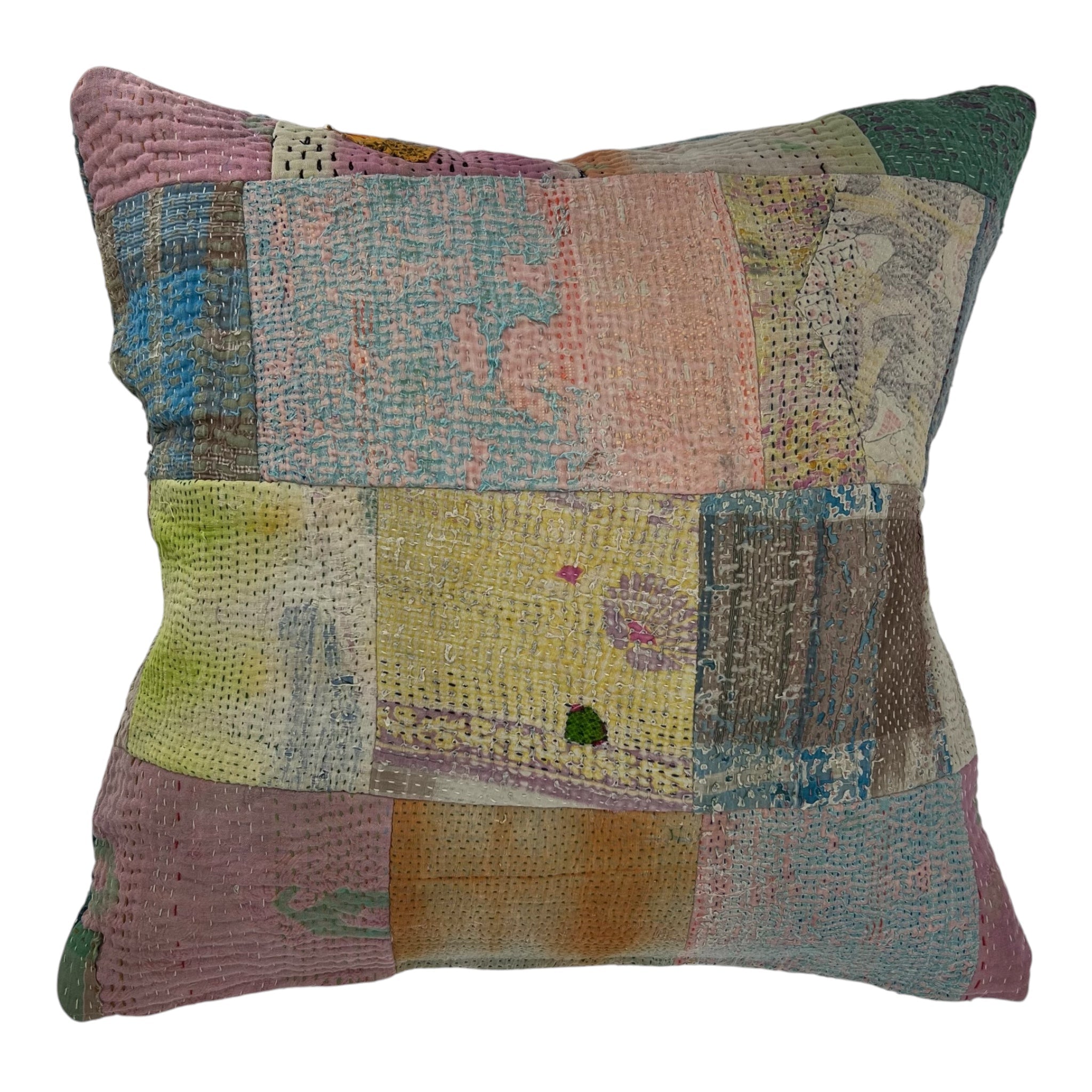 Kantha Patchwork Cushion Cover 50x50cm