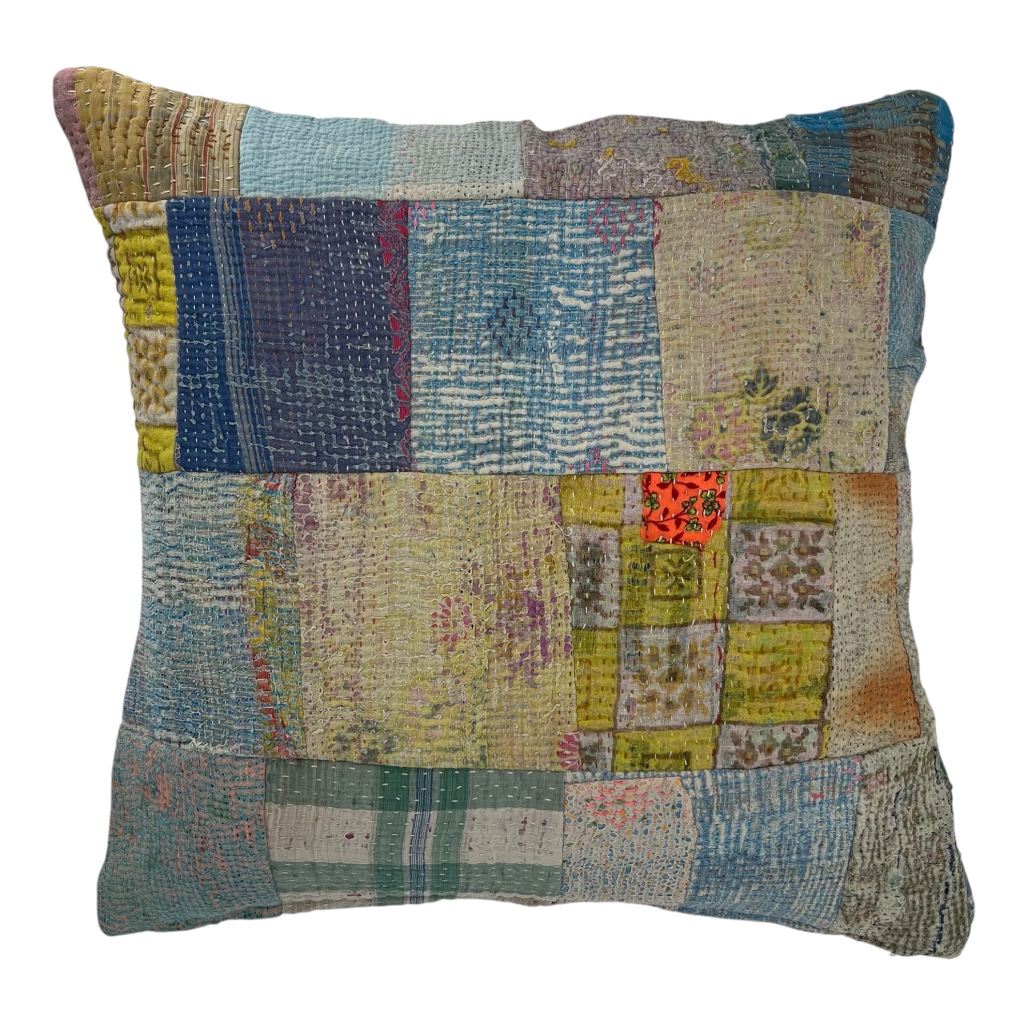 Kantha Patchwork Cushion Cover 50x50cm