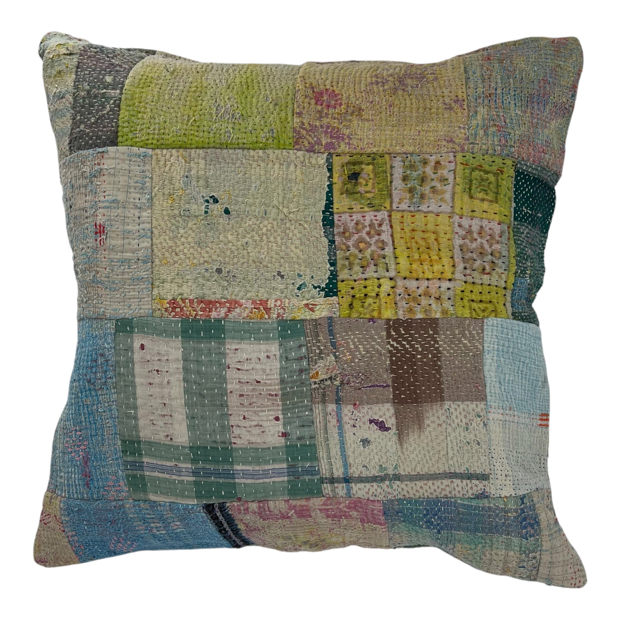 Kantha Patchwork Cushion Cover 50x50cm