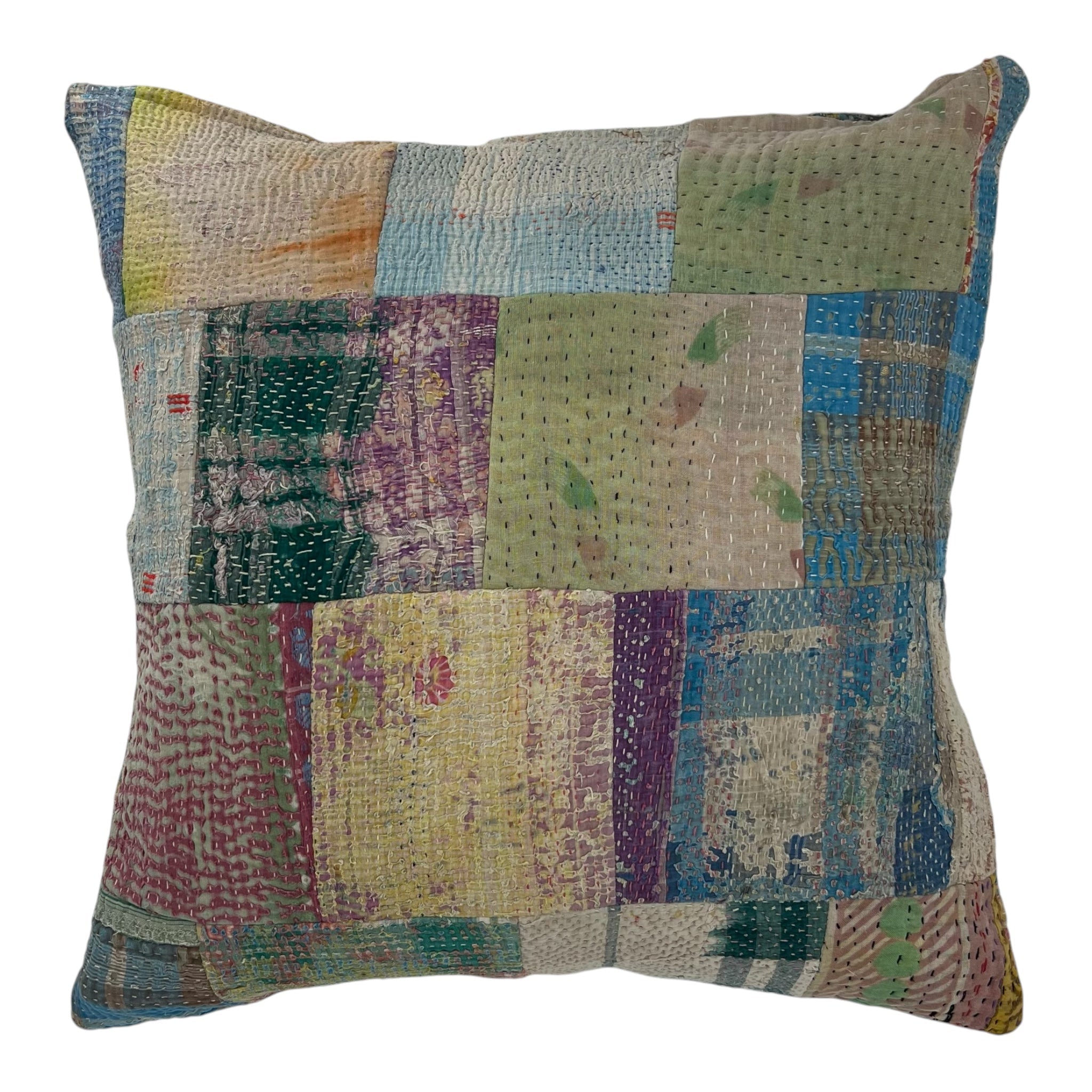 Kantha Patchwork Cushion Cover 50x50cm