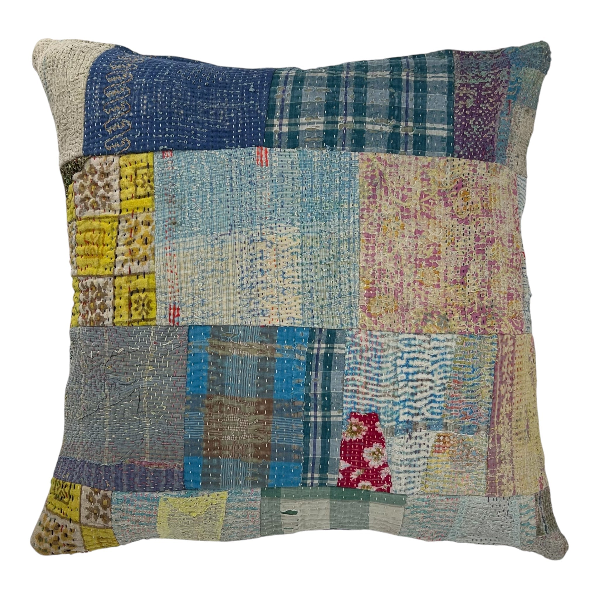 Kantha Patchwork Cushion Cover 50x50cm