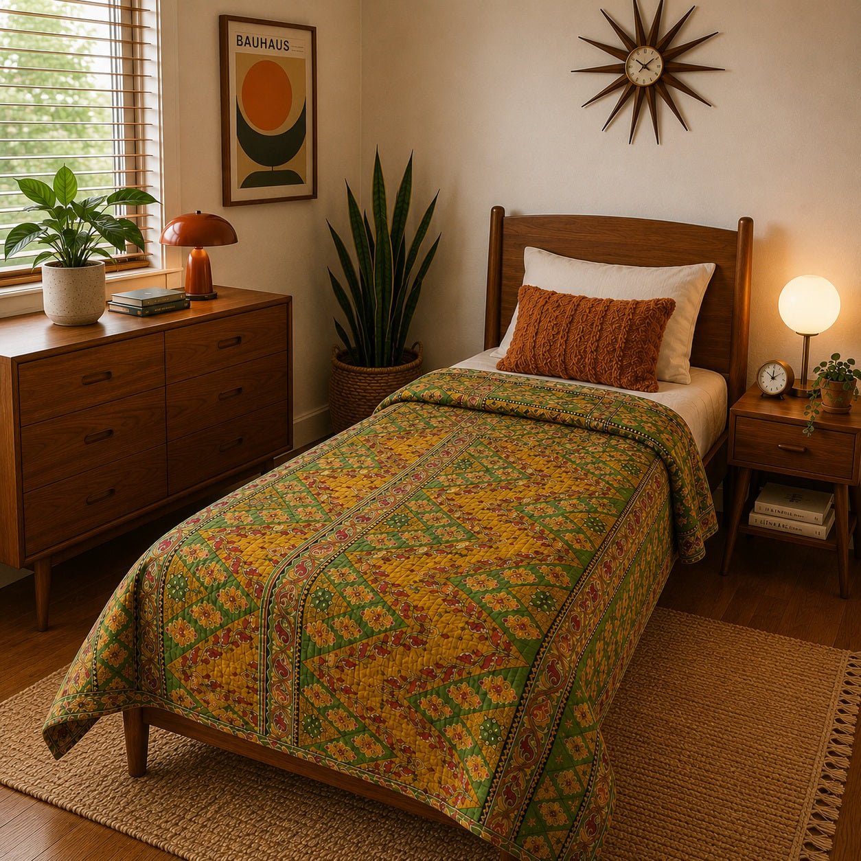 Sari Cotton Quilt - Single Size