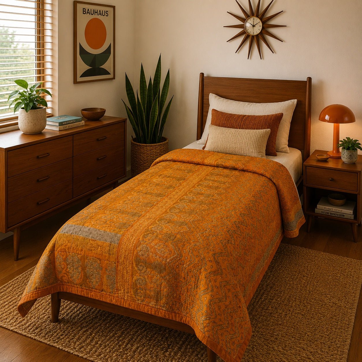 Sari Cotton Quilt - Single Size