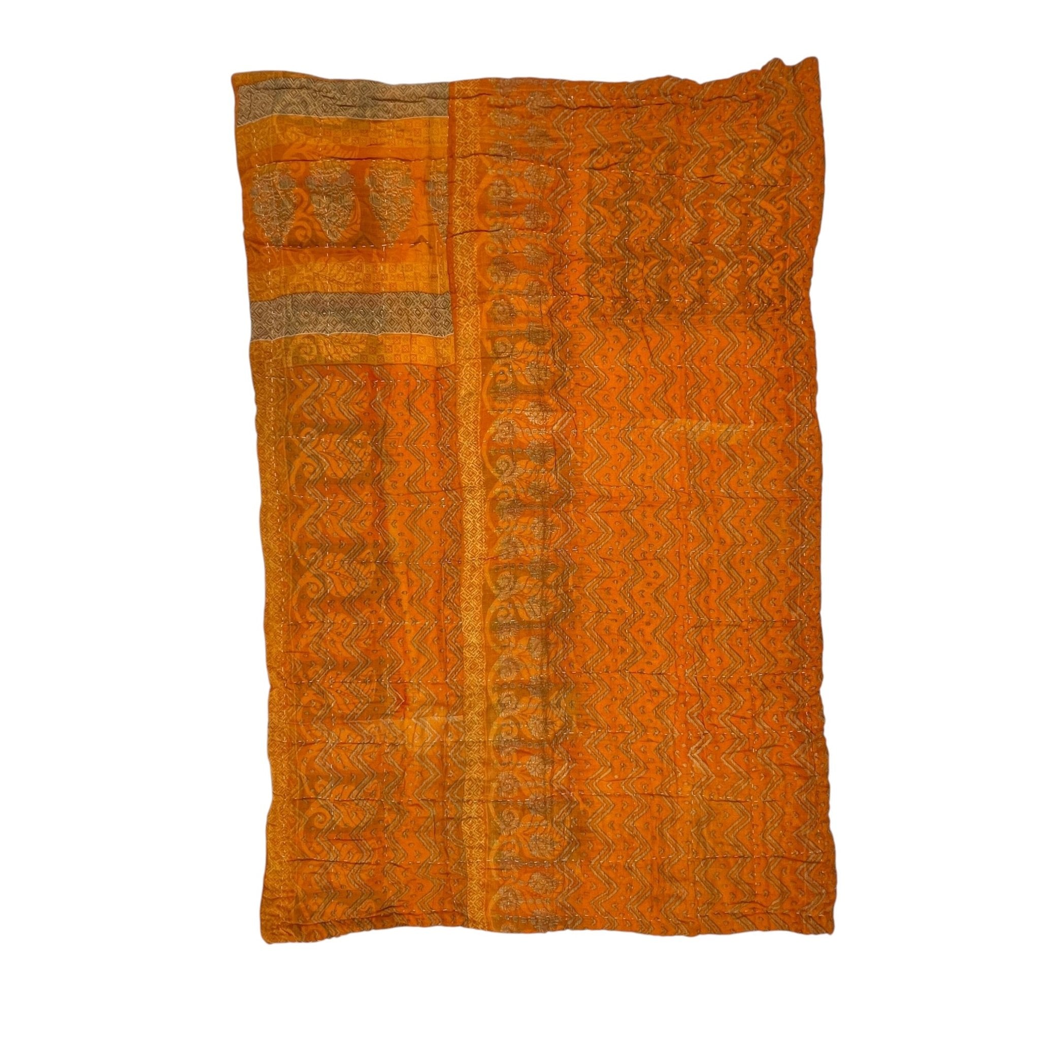 Sari Cotton Quilt - Single Size