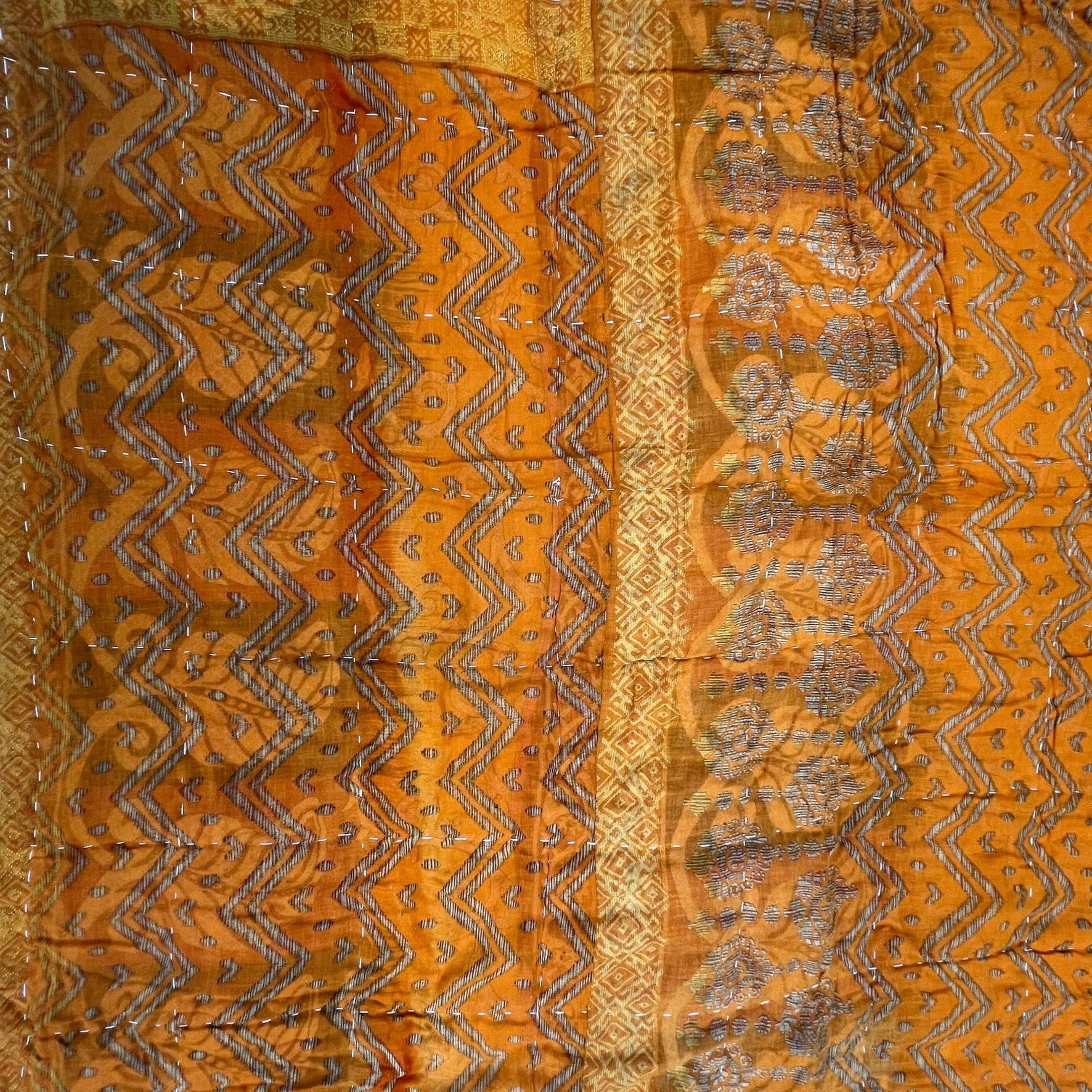 Sari Cotton Quilt - Single Size