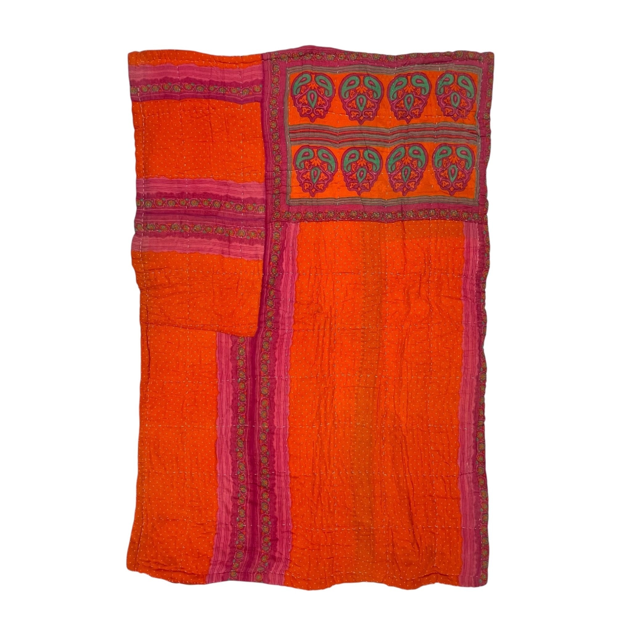 Sari Cotton Quilt - Single Size
